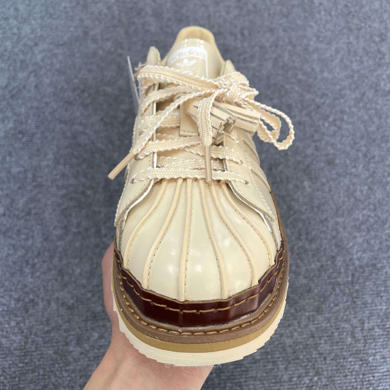 Adidas Superstar Clot By Edison Chen Milk Tea Jq6117 (7) - www.newkick.org