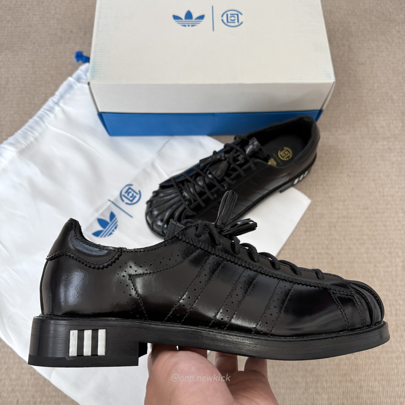 Adidas Dress Superstar Clot By Edison Chen Black Jr2814 (6) - www.newkick.org