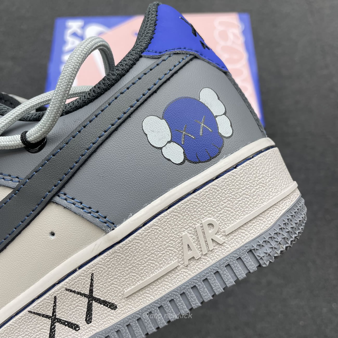 Nike Kaws X Air Force 1 Low Grey Royal Ks6869 333 (3) - www.newkick.org