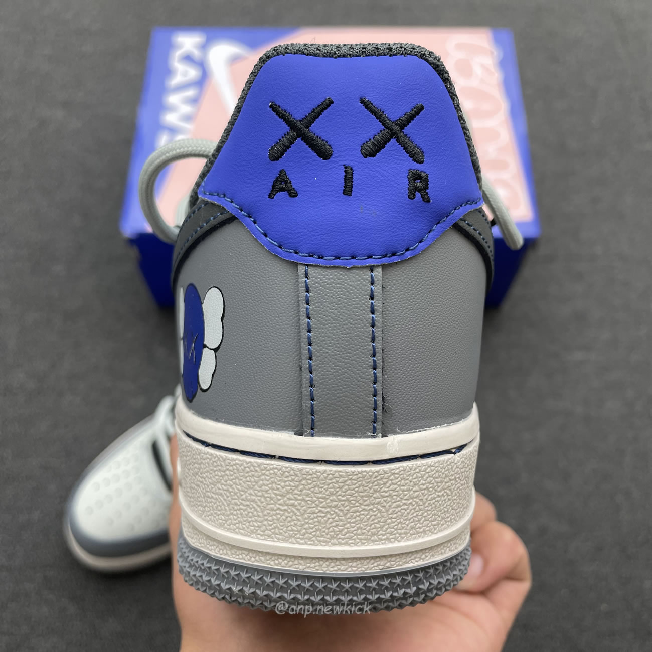 Nike Kaws X Air Force 1 Low Grey Royal Ks6869 333 (6) - www.newkick.org