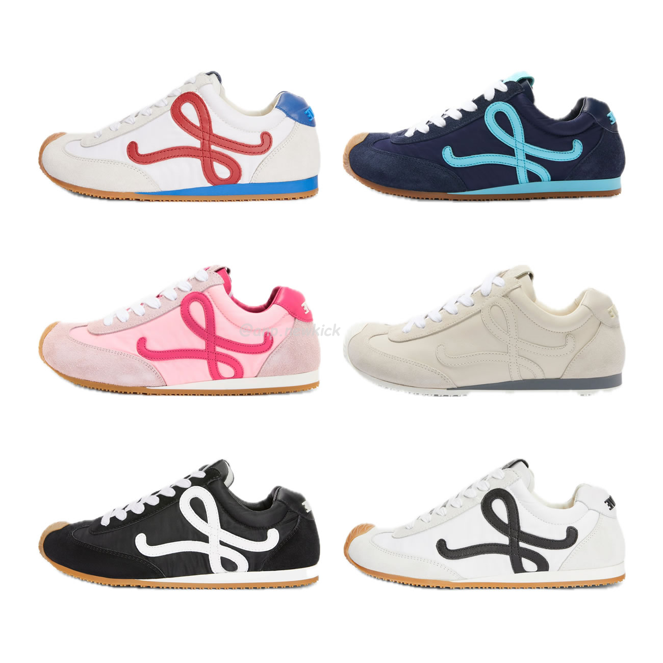 Loewe Ballet Runner 2.0 In Nylon And Calfskin (1) - www.newkick.org