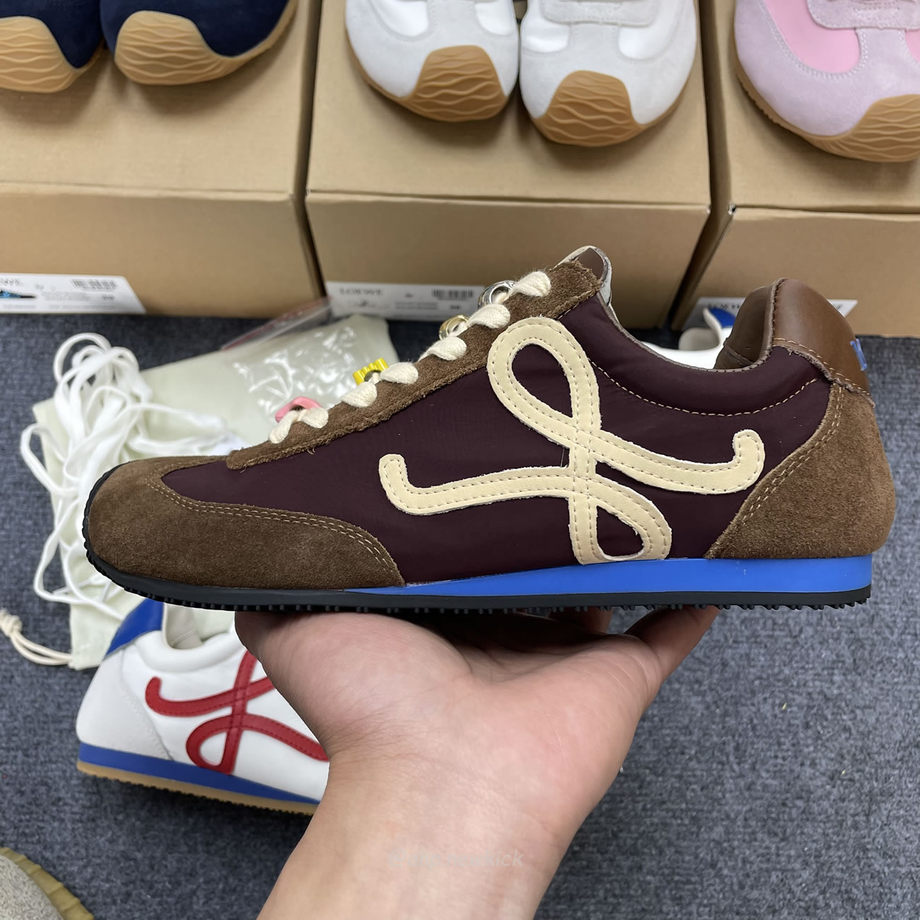 Loewe Ballet Runner 2.0 In Nylon And Calfskin (10) - www.newkick.org