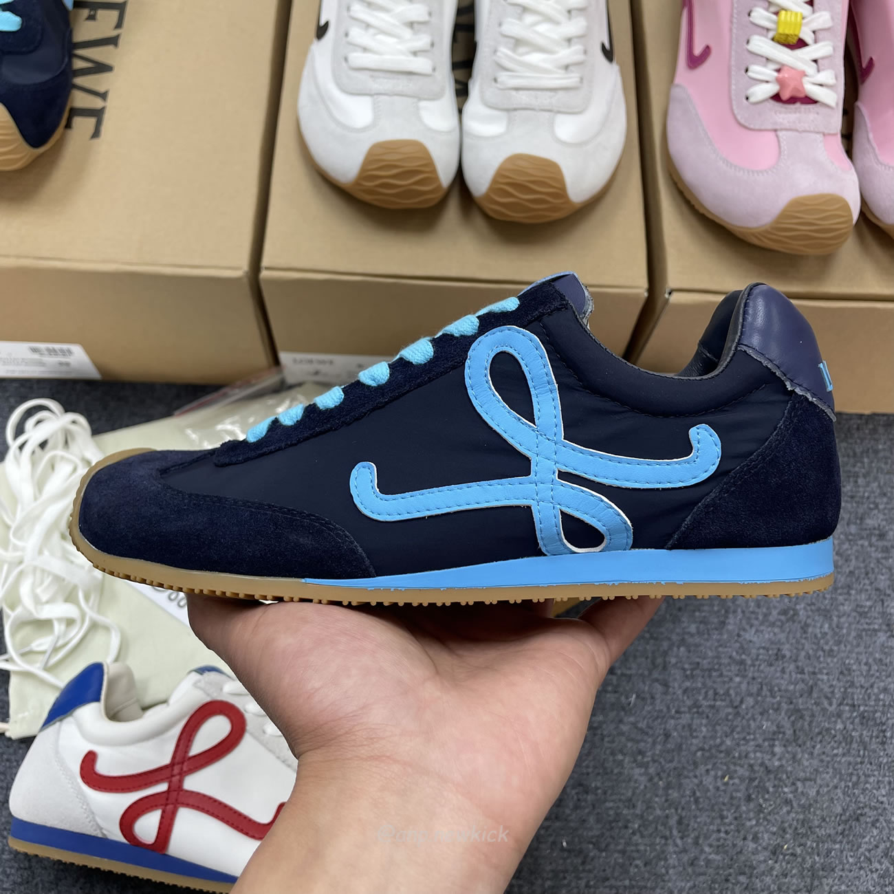 Loewe Ballet Runner 2.0 In Nylon And Calfskin (18) - www.newkick.org