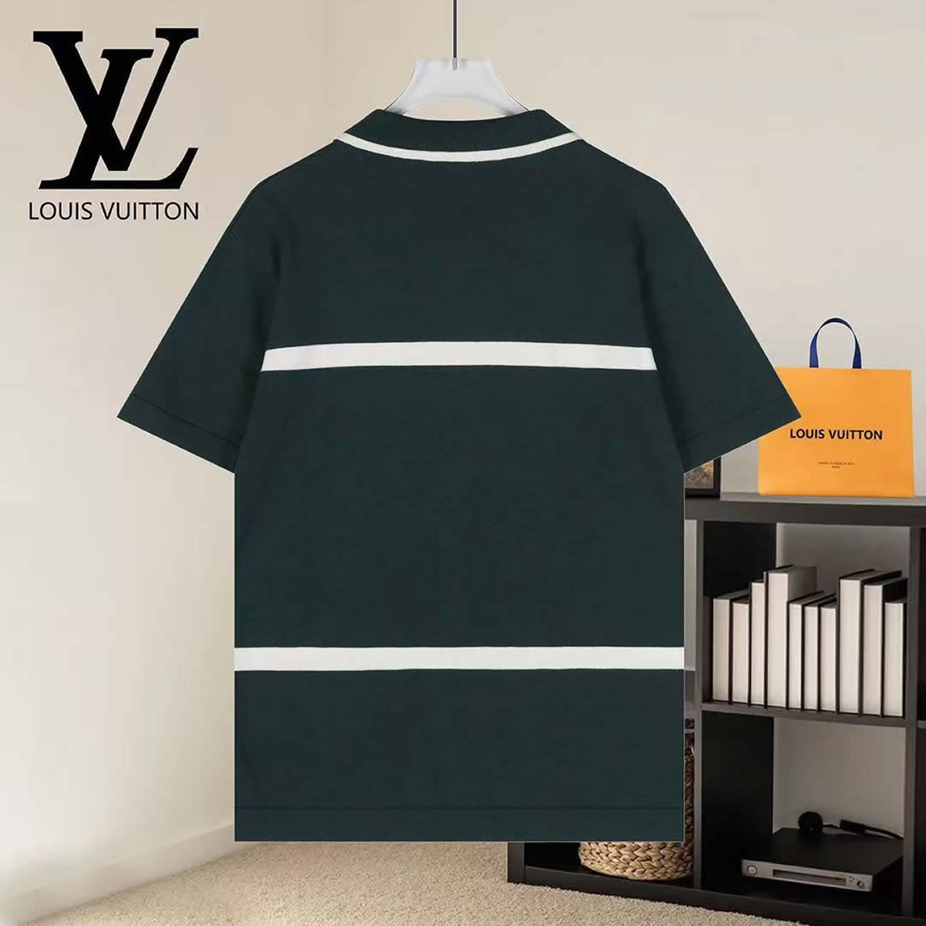 Louis Vuitton Green Polo T Shirt With White Embroidered (7) - www.newkick.org Louis Vuitton Green Polo T Shirt With White Embroidered (7) - www.newkick.org