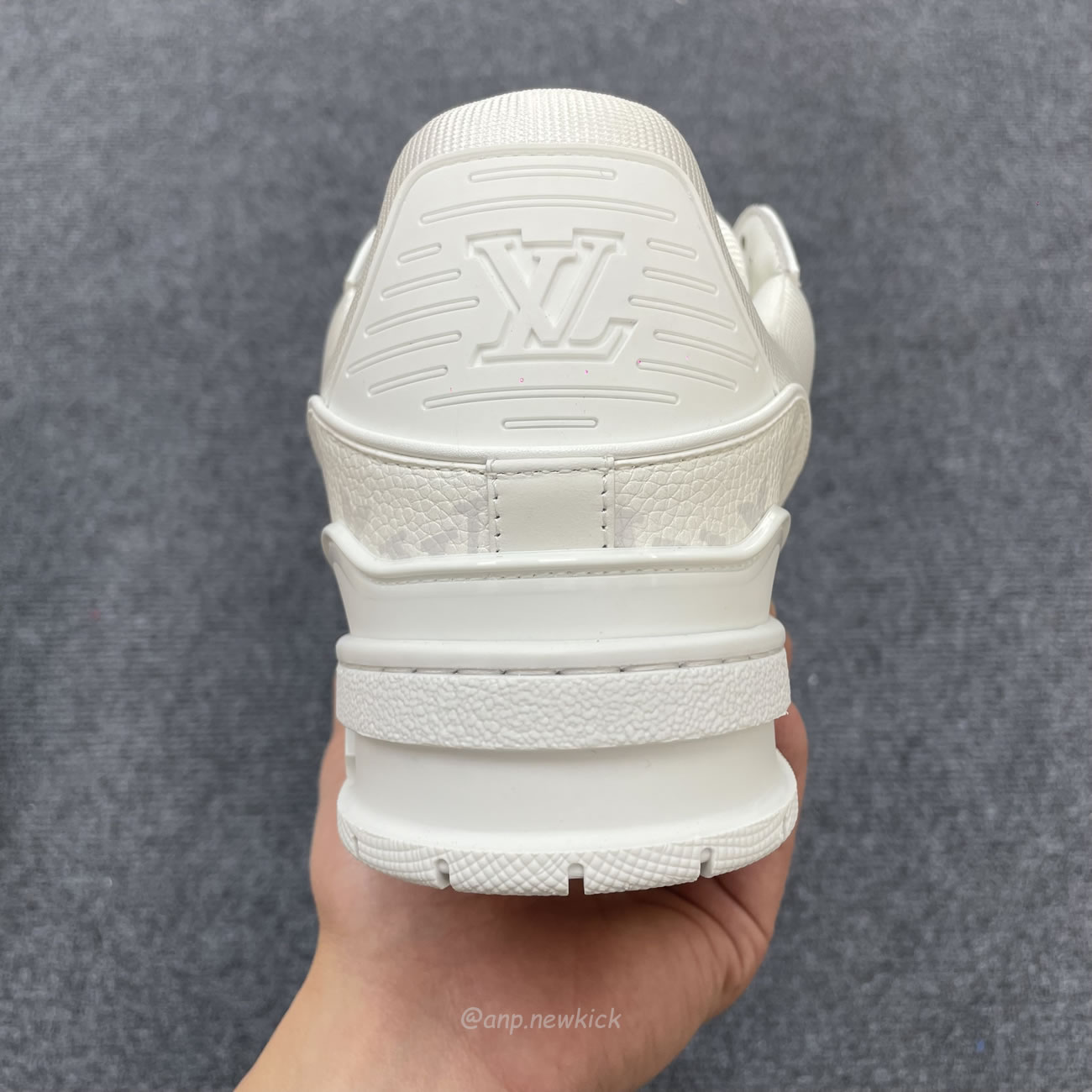 Louis Vuitton White Monochrome Louis Vuitton Lv Trainer White Black (8) - www.newkick.org