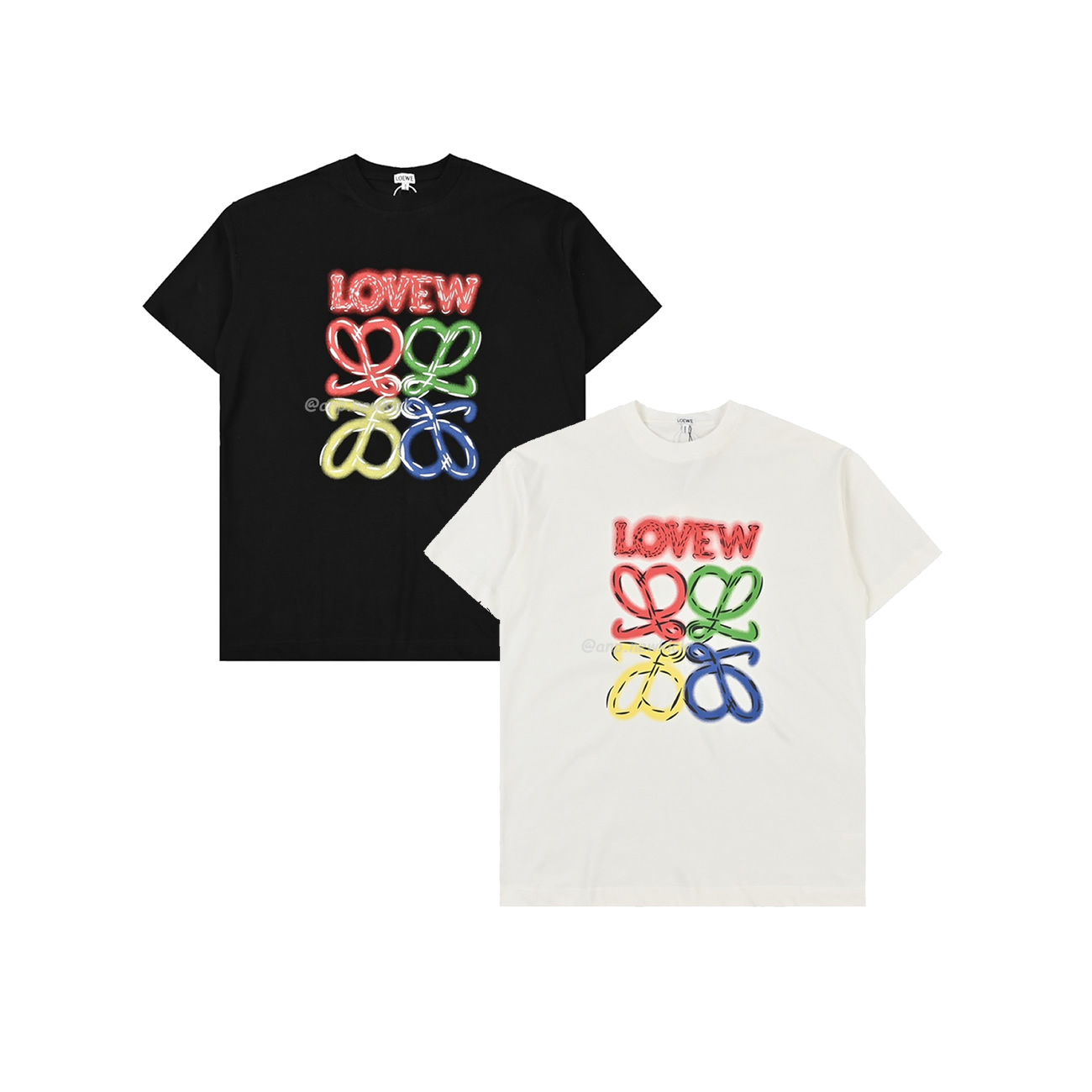 Loewe 24ss Neon Logo Short Sleeved (1) - www.newkick.org