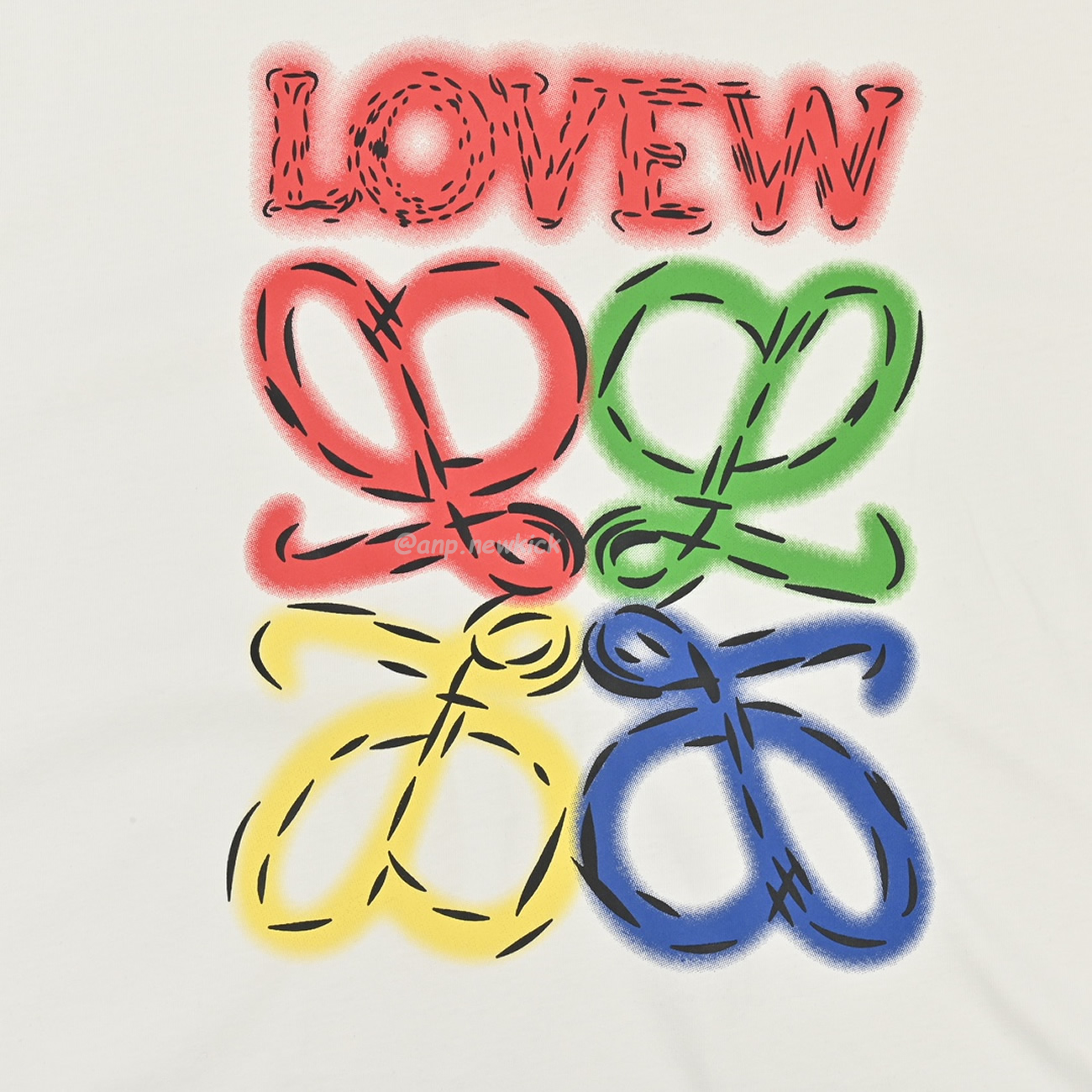 Loewe 24ss Neon Logo Short Sleeved (6) - www.newkick.org