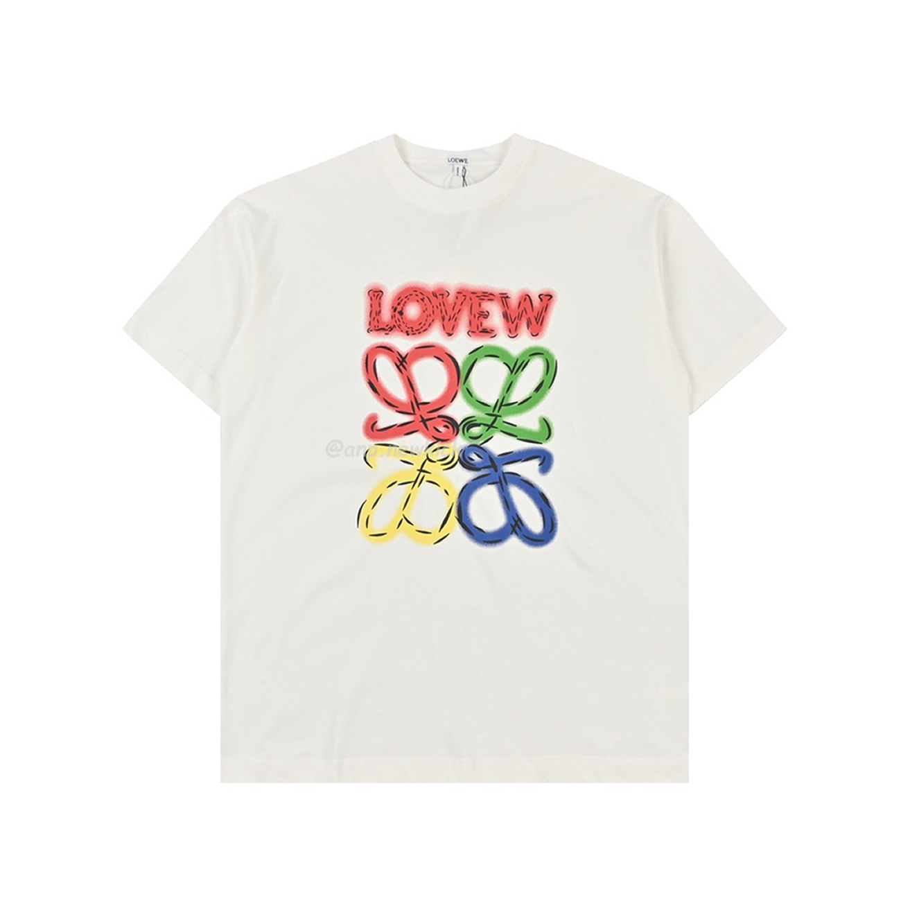 Loewe 24ss Neon Logo Short Sleeved (9) - www.newkick.org