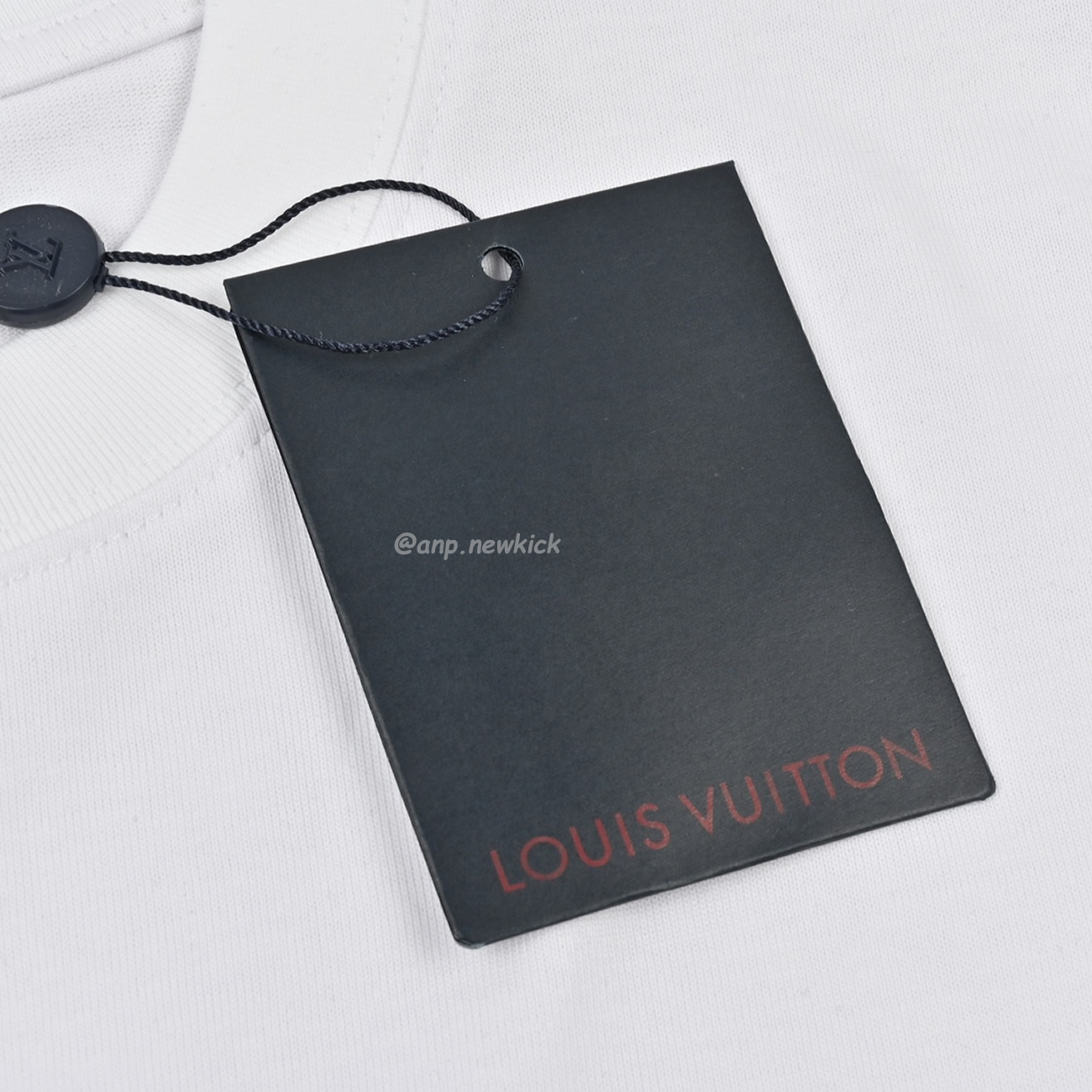 Louis Vuitton Classic Alphabet Digital Direct Spray Round Neck Short Sleeve T Shirt (4) - www.newkick.org