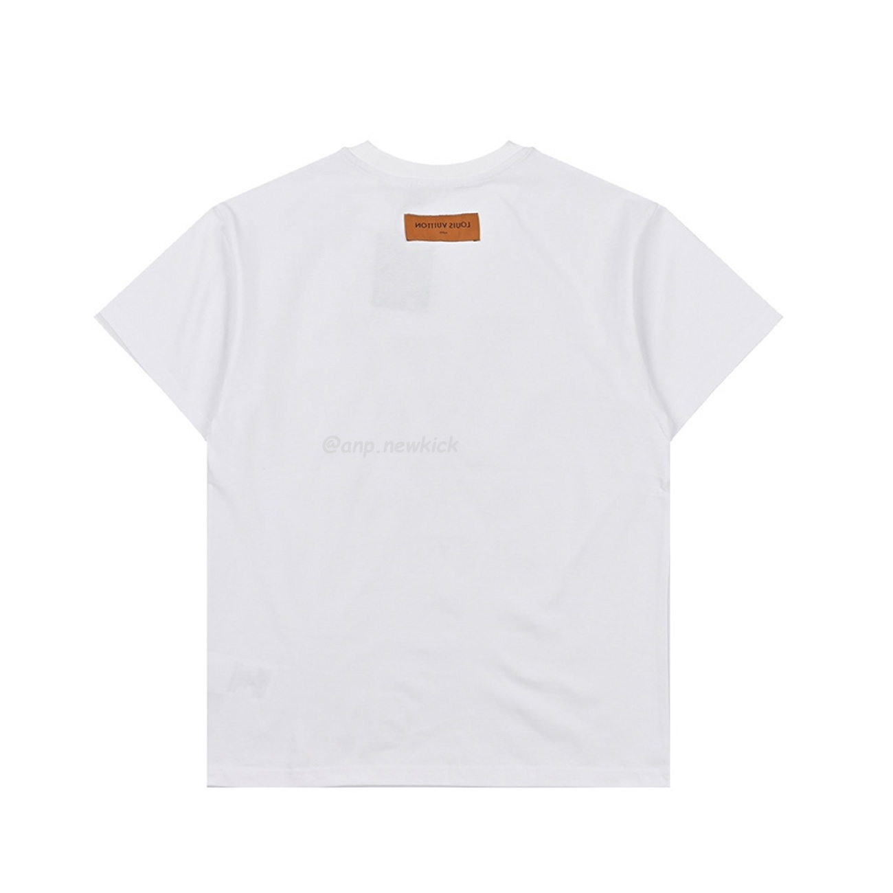 Louis Vuitton Classic Alphabet Digital Direct Spray Round Neck Short Sleeve T Shirt (9) - www.newkick.org