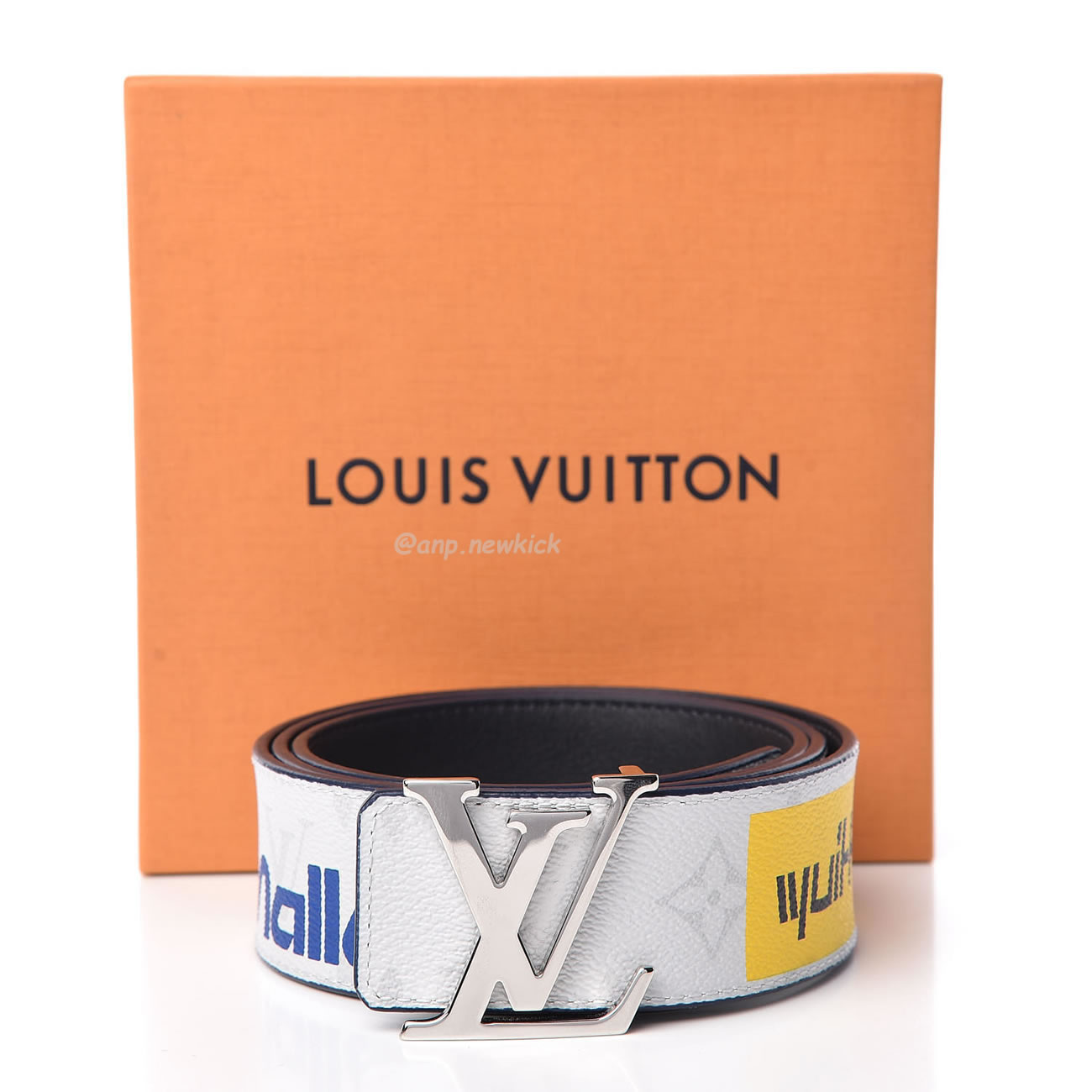 Louis Vuitton Lv Initiales Belt Monogram Logo Story 40mm White M0162s (4) - www.newkick.org Louis Vuitton Lv Initiales Belt Monogram Logo Story 40mm White M0162s (4) - www.newkick.org