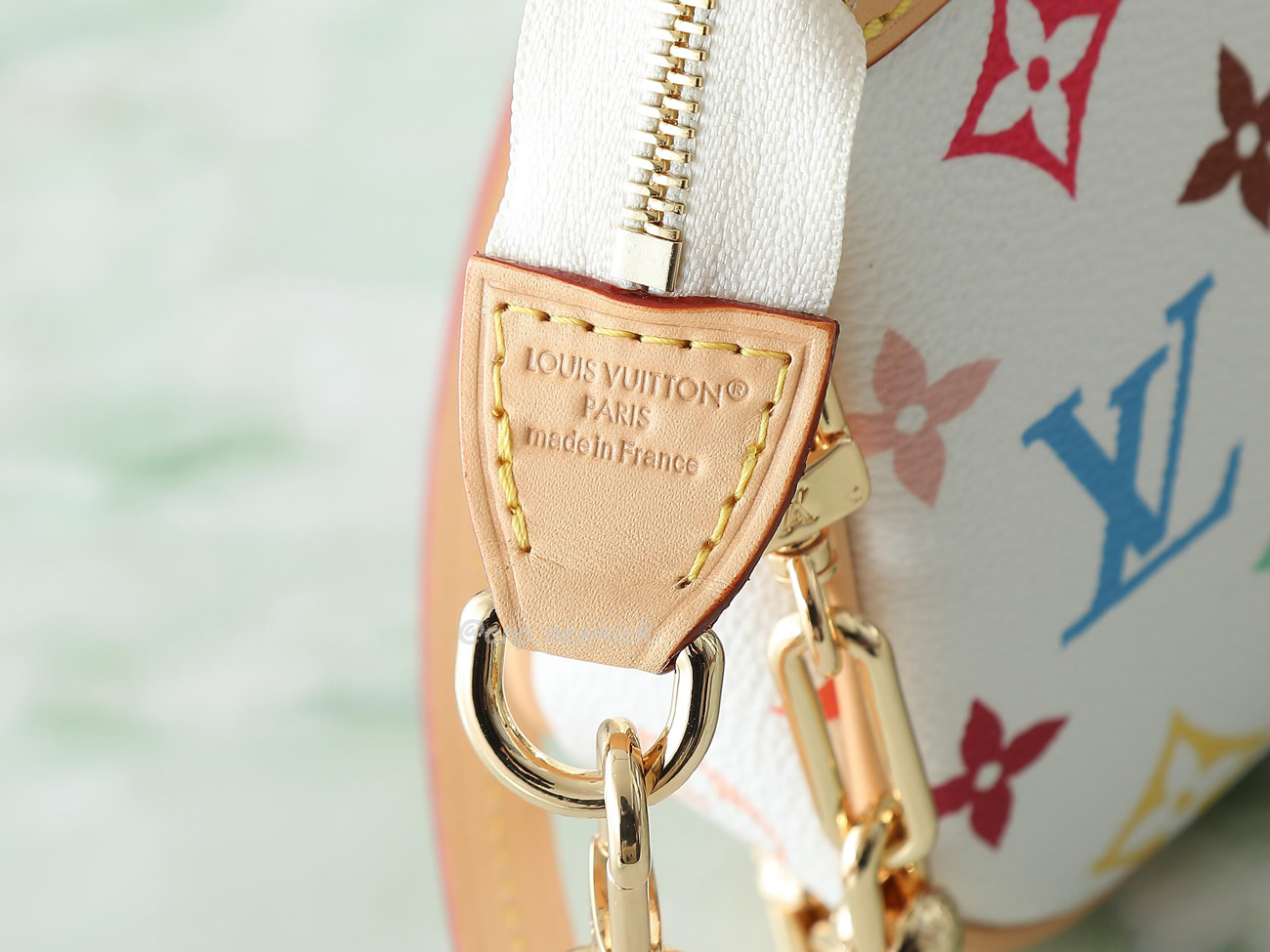 Louis Vuitton X Takashi Murakami Pochette Accessoires White Multicolored M13404 (13) - www.newkick.org