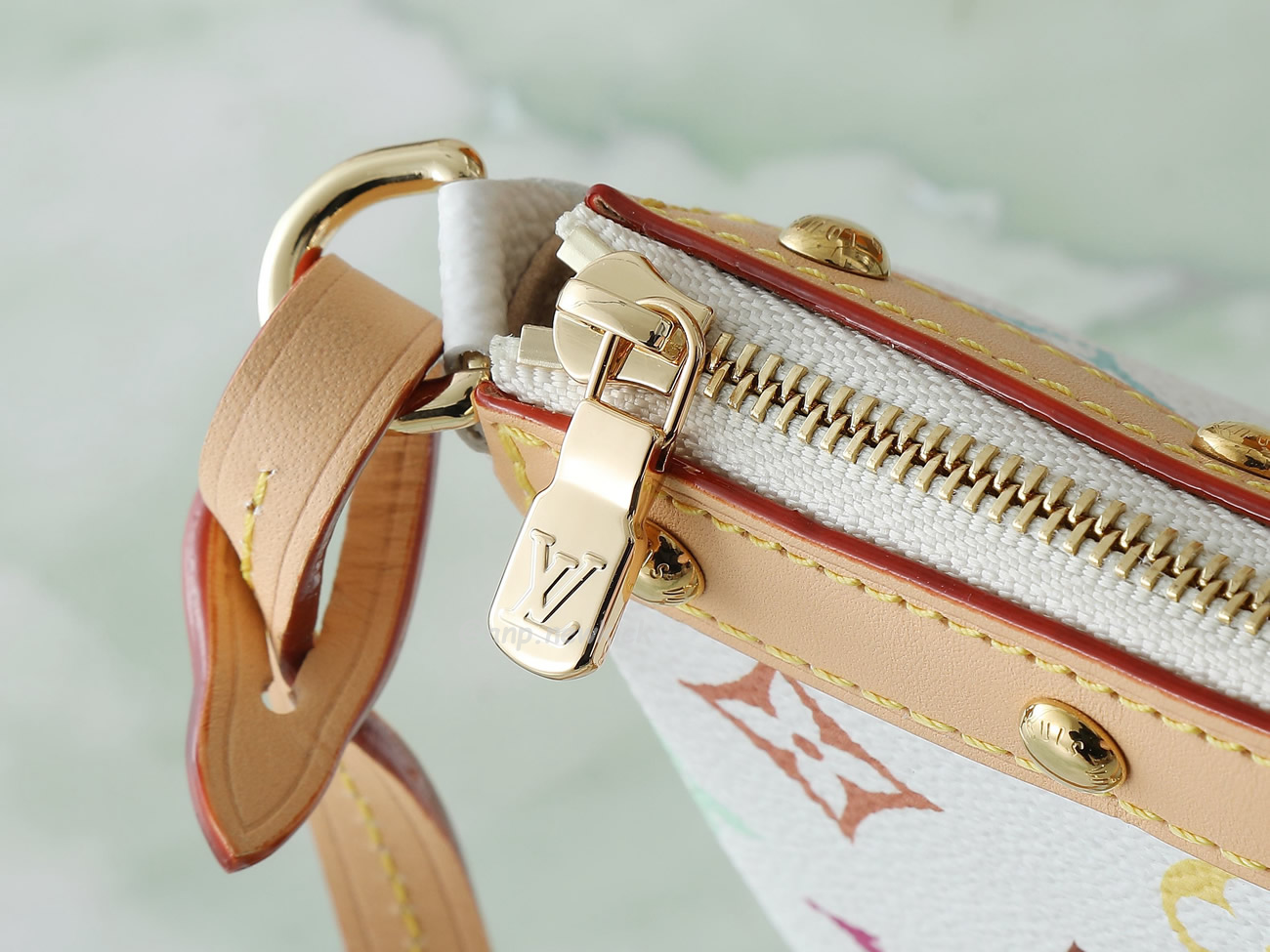 Louis Vuitton X Takashi Murakami Pochette Accessoires White Multicolored M13404 (5) - www.newkick.org