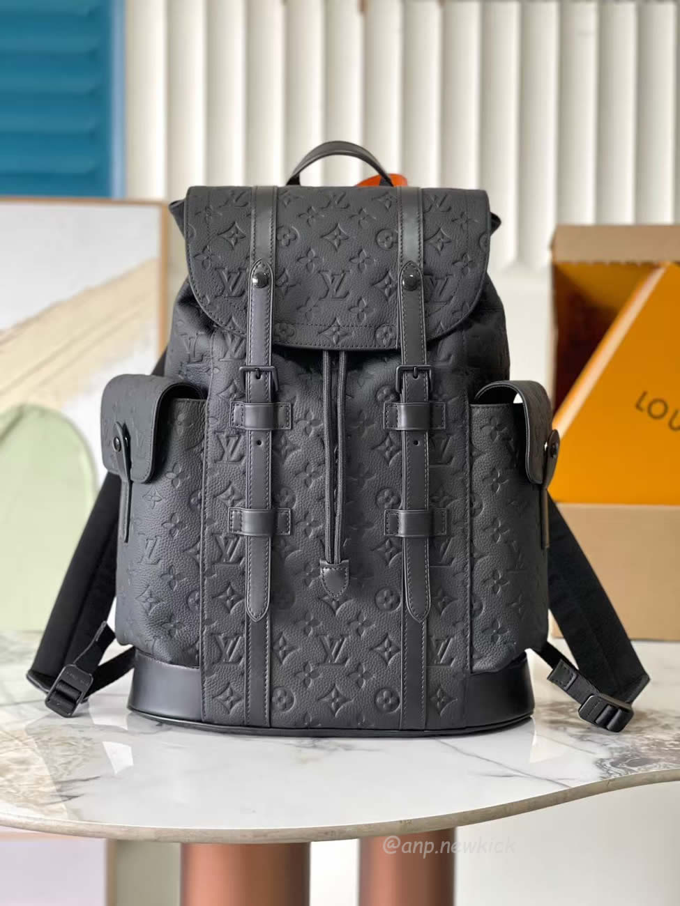 Louis Vuitton Lv Christopher Mm Monogram Taurillon Leather Lg   G90 M55699 (6) - www.newkick.org