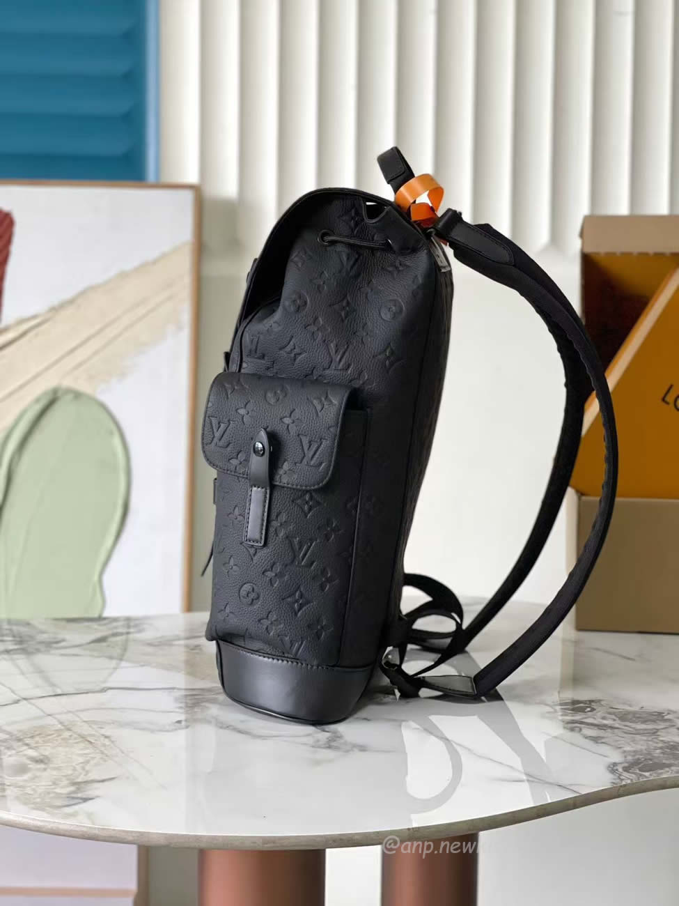 Louis Vuitton Lv Christopher Mm Monogram Taurillon Leather Lg   G90 M55699 (7) - www.newkick.org