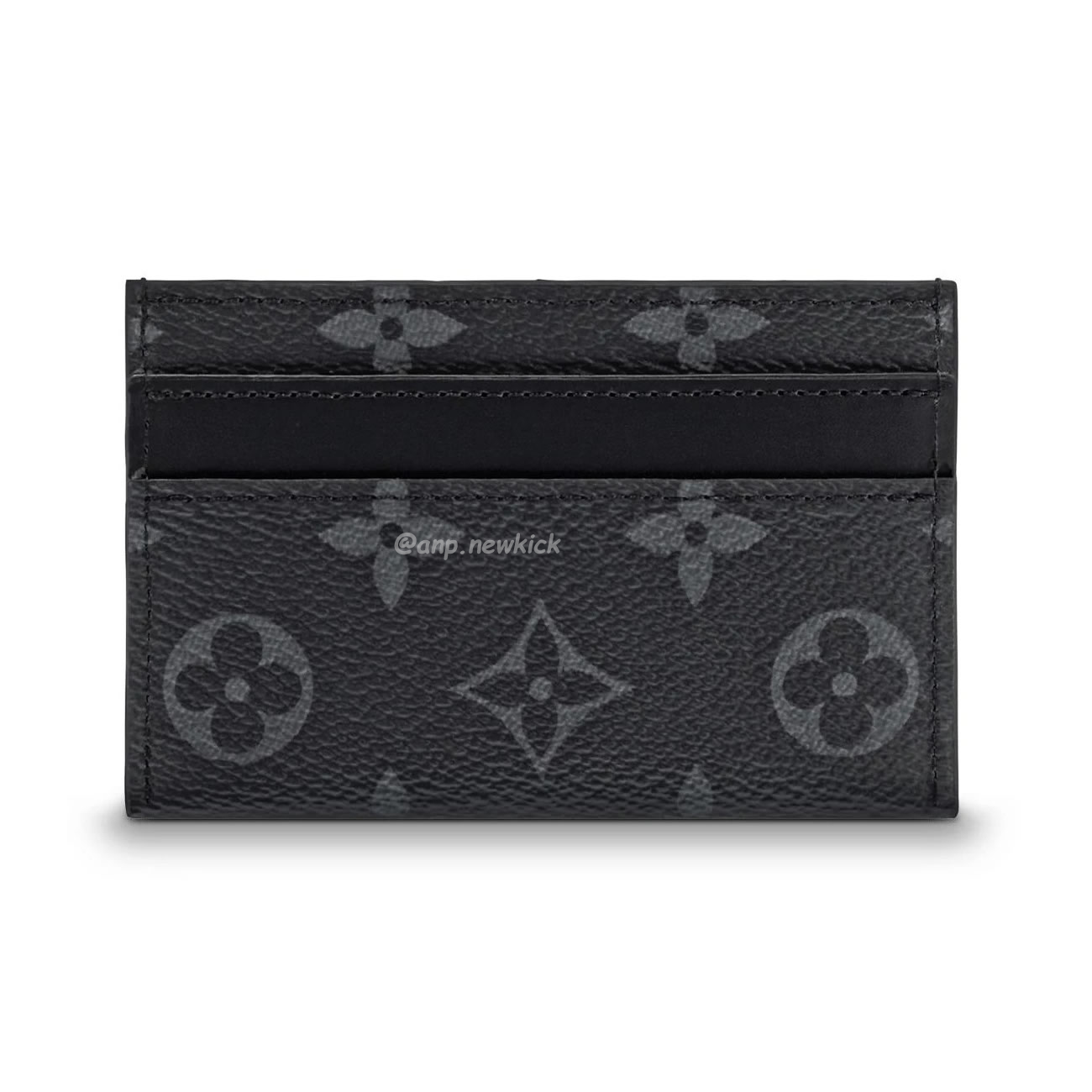 Louis Vuitton Card Holder Porte Cartes Double Monogram Eclipse Blackgrey M62170 (1) - www.newkick.org