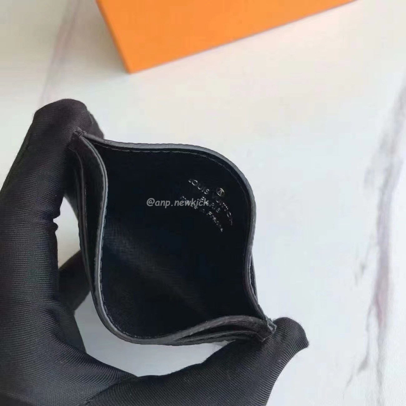 Louis Vuitton Card Holder Porte Cartes Double Monogram Eclipse Blackgrey M62170 (2) - www.newkick.org