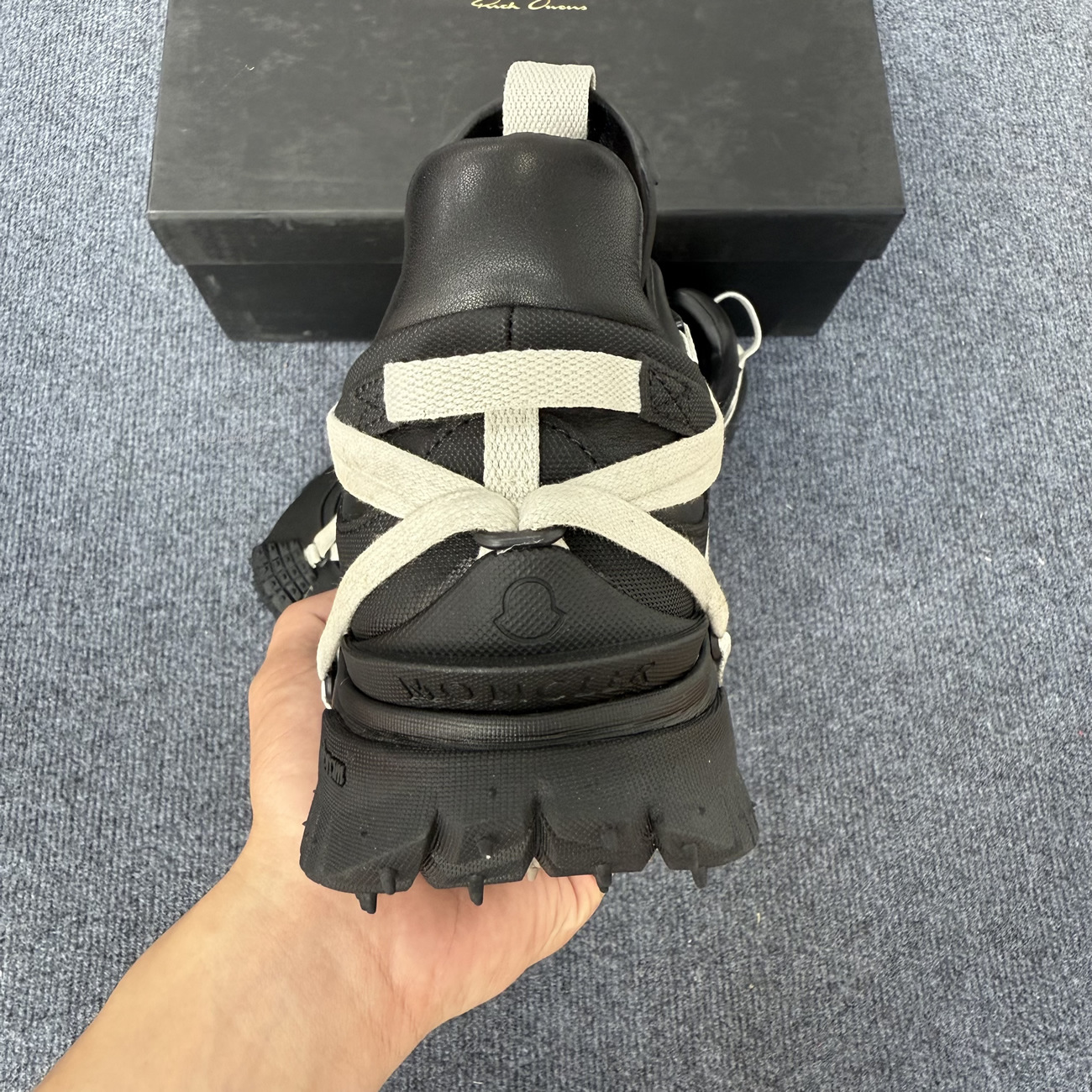 Rick Owens X Moncler Trailgrip Megalace Black Mu02d4m10m4321 999 (2) - www.newkick.org Rick Owens X Moncler Trailgrip Megalace Black Mu02d4m10m4321 999 (2) - www.newkick.org