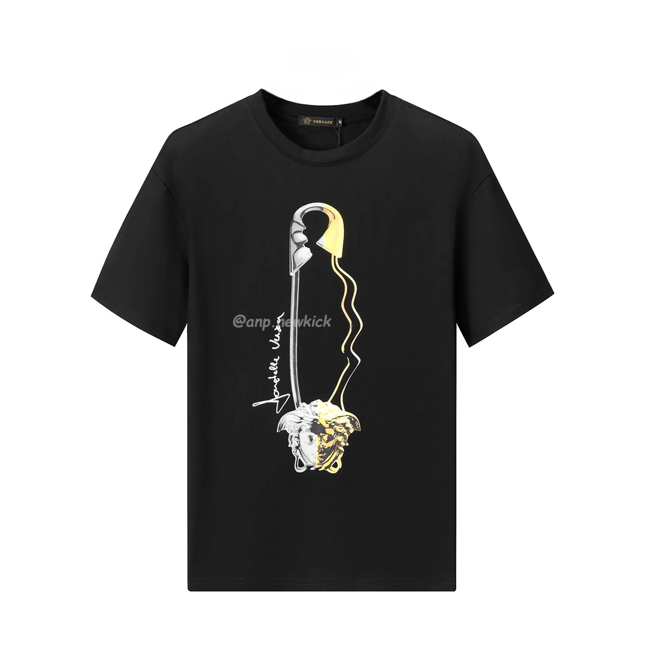 Versace Pattern Medusa Logo Printed Cotton T Shirt (13) - www.newkick.org