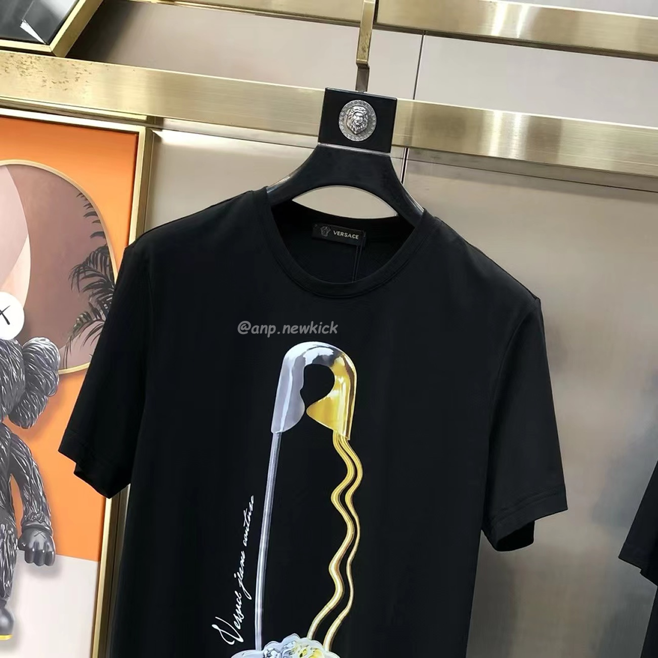 Versace Pattern Medusa Logo Printed Cotton T Shirt (5) - www.newkick.org