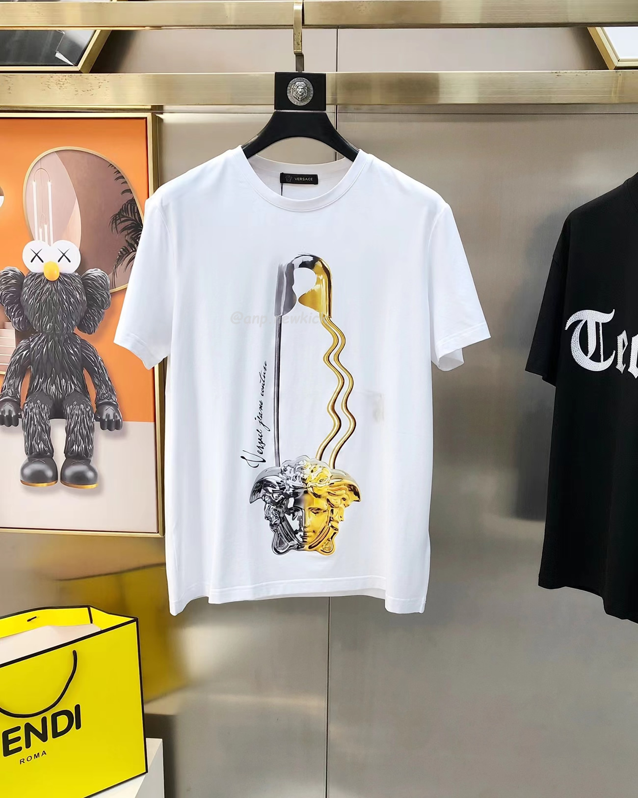 Versace Pattern Medusa Logo Printed Cotton T Shirt (9) - www.newkick.org