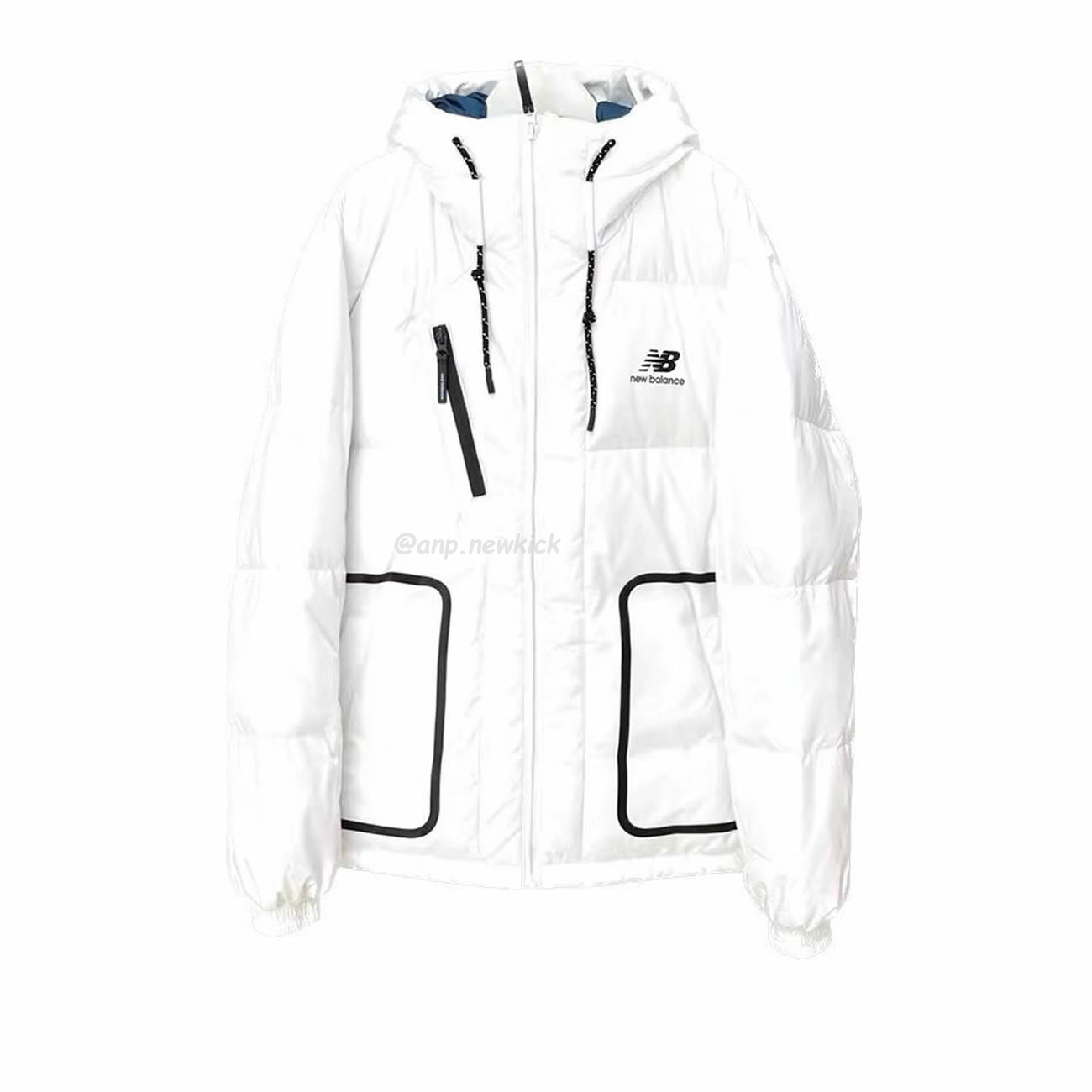New Balance Nb Thickened Warm Down Jacket White Beige Black (8) - www.newkick.org