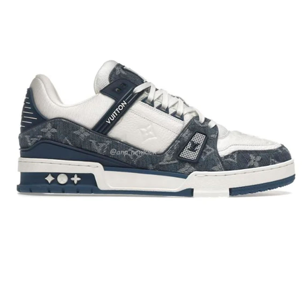 Monogram Denim White Blue(2) - www.newkick.org Monogram Denim White Blue(2) - www.newkick.org