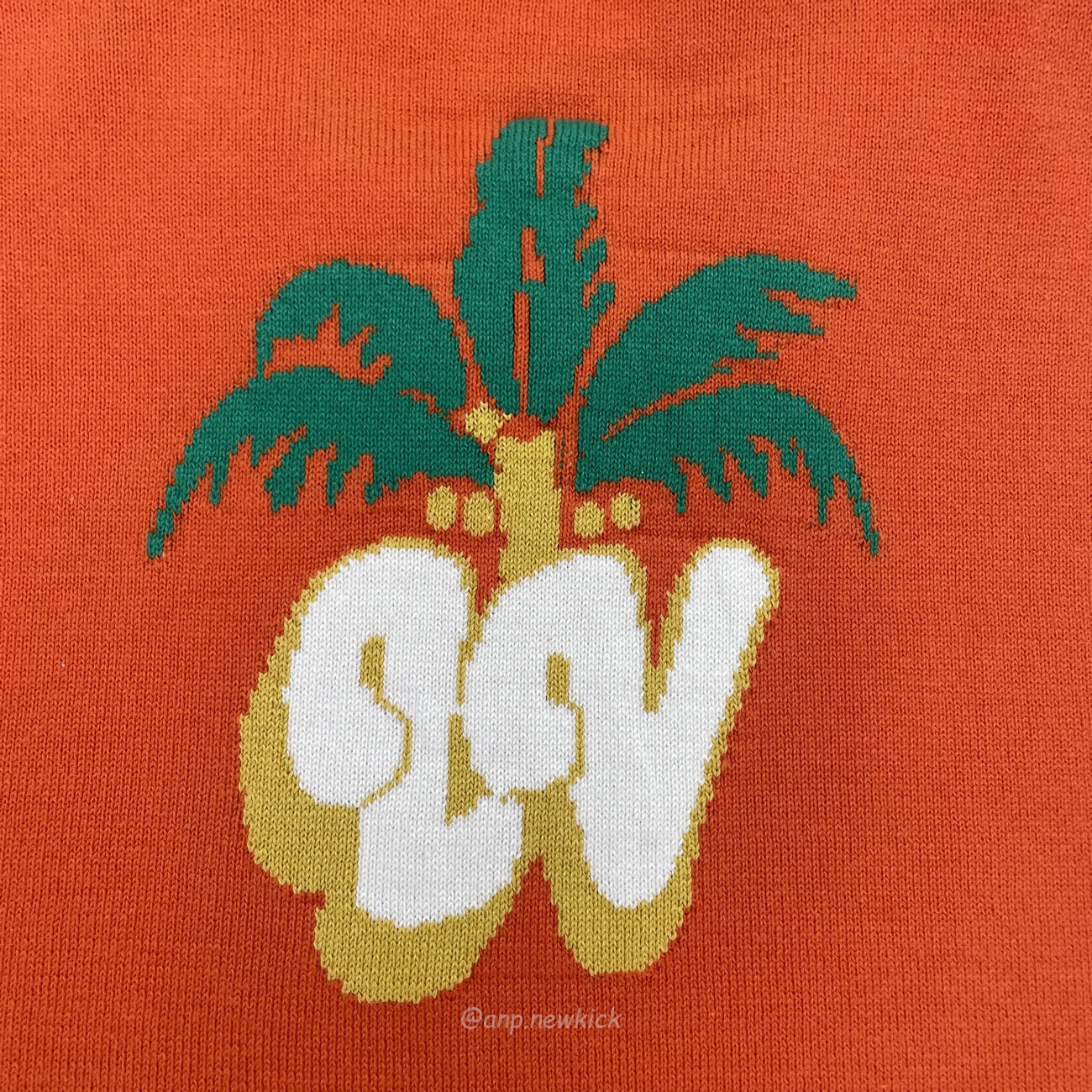 Louis Vuitton Short Sleeved Cotton Crewneck Orange Fw24 (10) - www.newkick.org