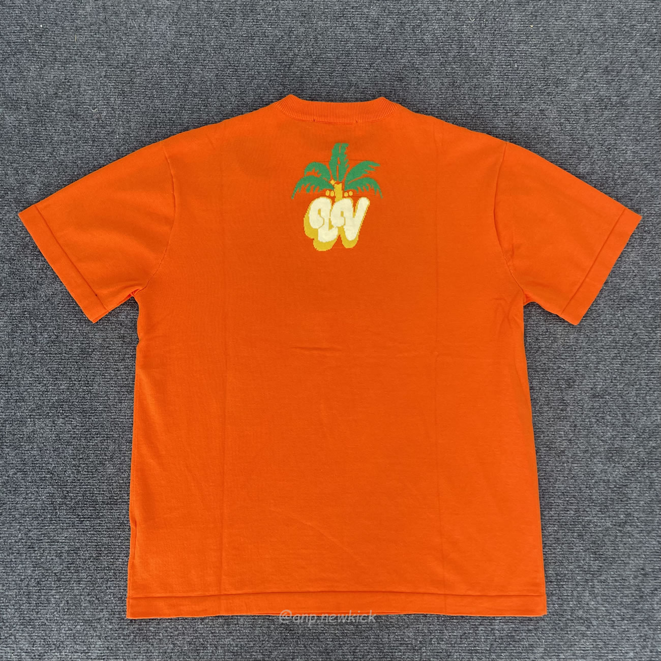 Louis Vuitton Short Sleeved Cotton Crewneck Orange Fw24 (14) - www.newkick.org