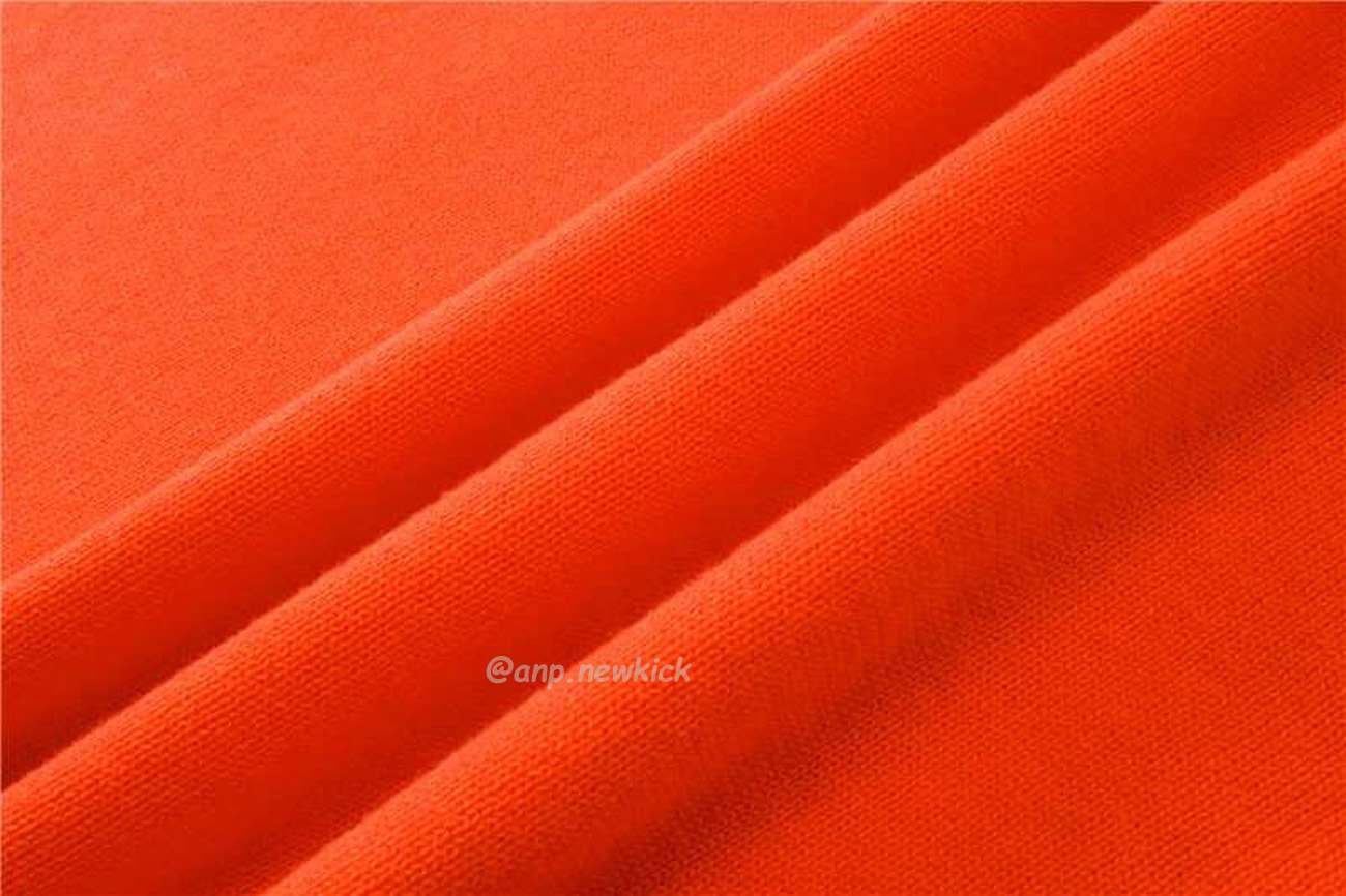 Louis Vuitton Short Sleeved Cotton Crewneck Orange Fw24 (4) - www.newkick.org