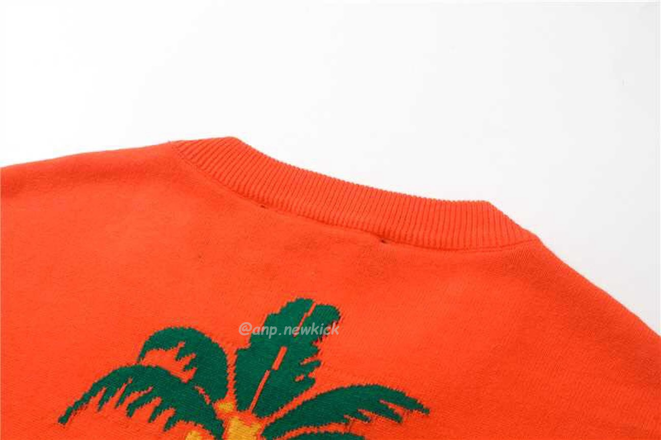 Louis Vuitton Short Sleeved Cotton Crewneck Orange Fw24 (6) - www.newkick.org
