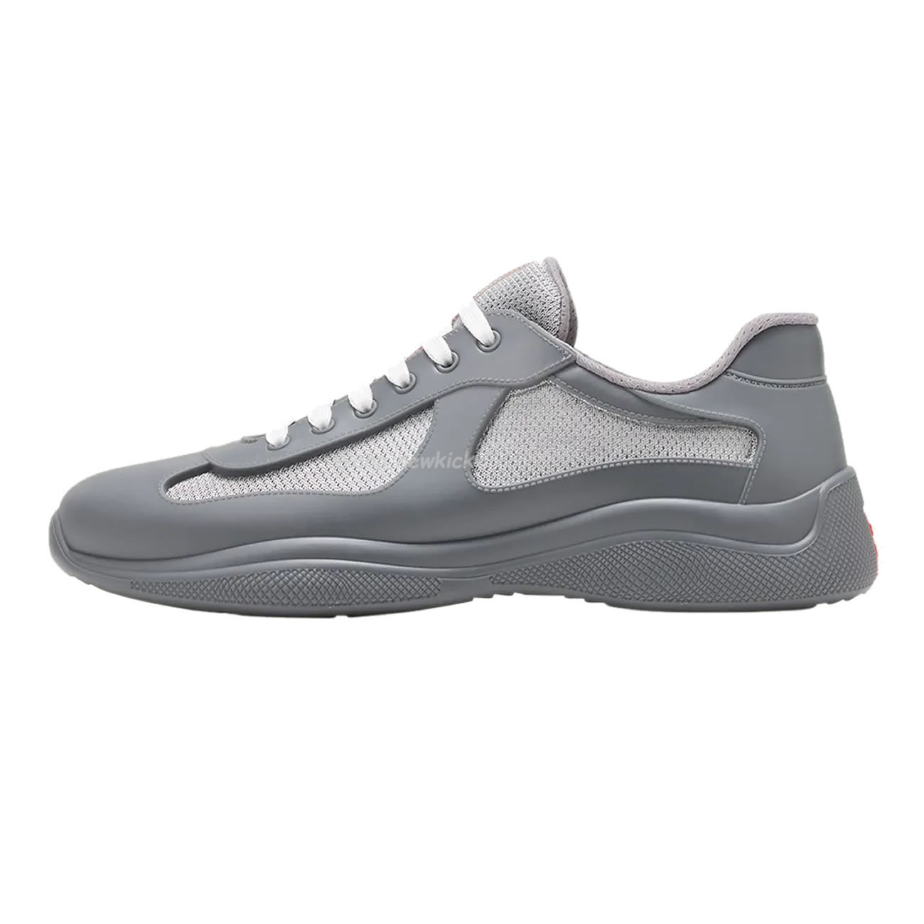 Prada Logo Lacing Low Cut Sneakers In Gray Steel Sneakers (1) - www.newkick.org Prada Logo Lacing Low Cut Sneakers In Gray Steel Sneakers (1) - www.newkick.org
