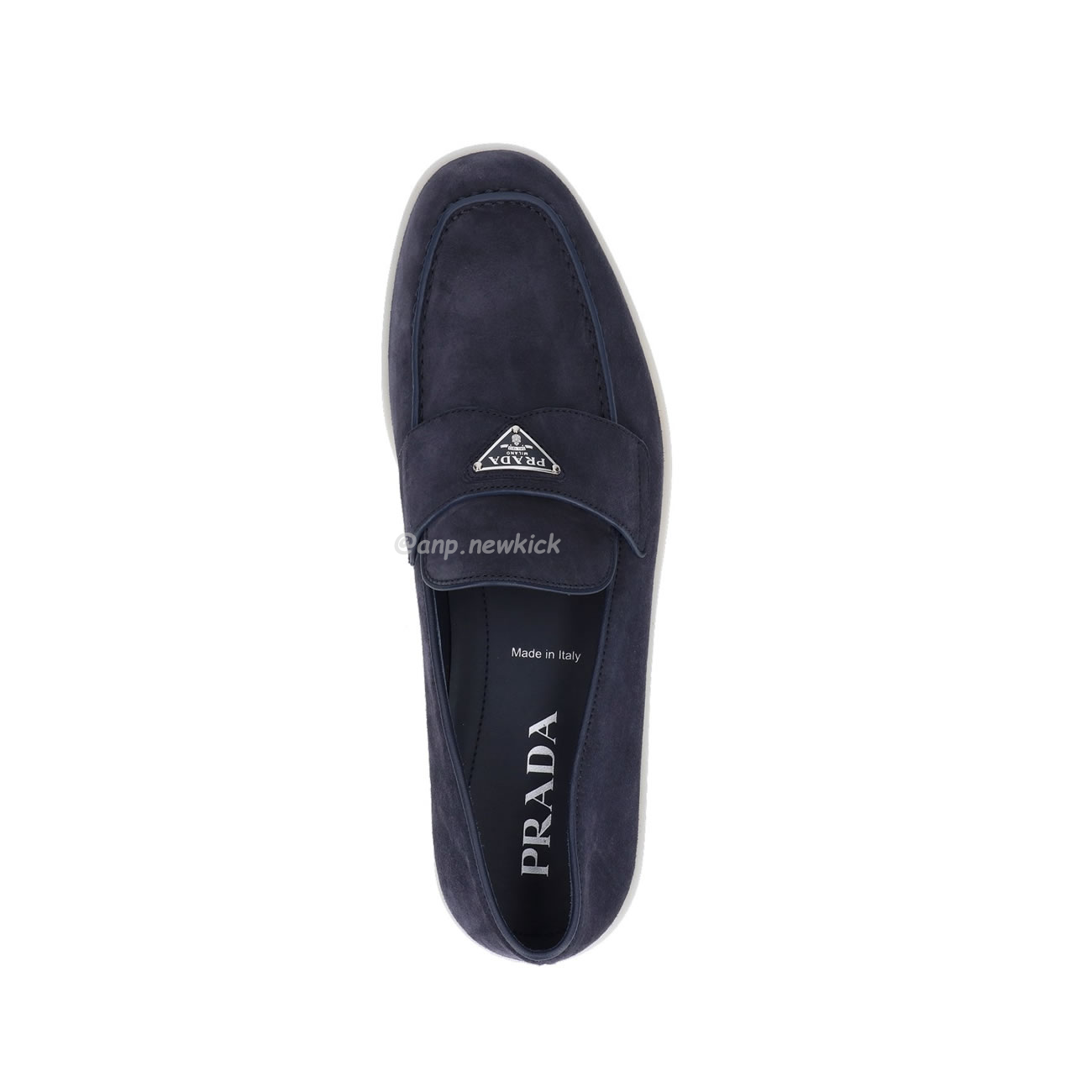 Prada Logo Suede Loafers (2) - www.newkick.org