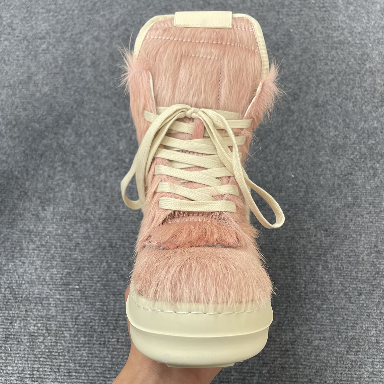Rick Owens Geobasket Kuhfell Dusty Rosa Milch Rr02b2894lhl 8311 (5) - www.newkick.org