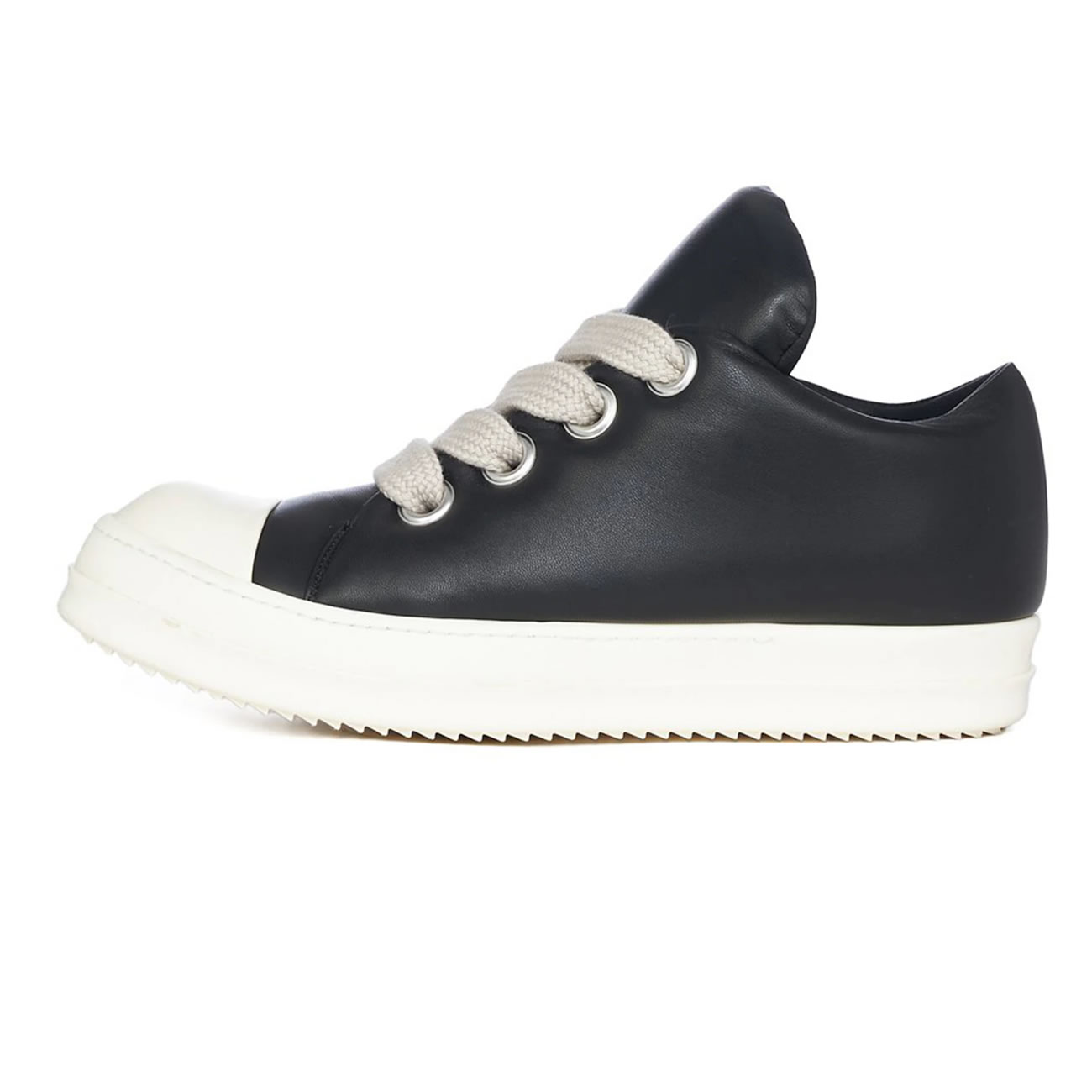 Rick Owens Jumbo Lace Padded Sneaks Low Black Acid Milk Ru02c7893 (21) - www.newkick.org Rick Owens Jumbo Lace Padded Sneaks Low Black Acid Milk Ru02c7893 (21) - www.newkick.org