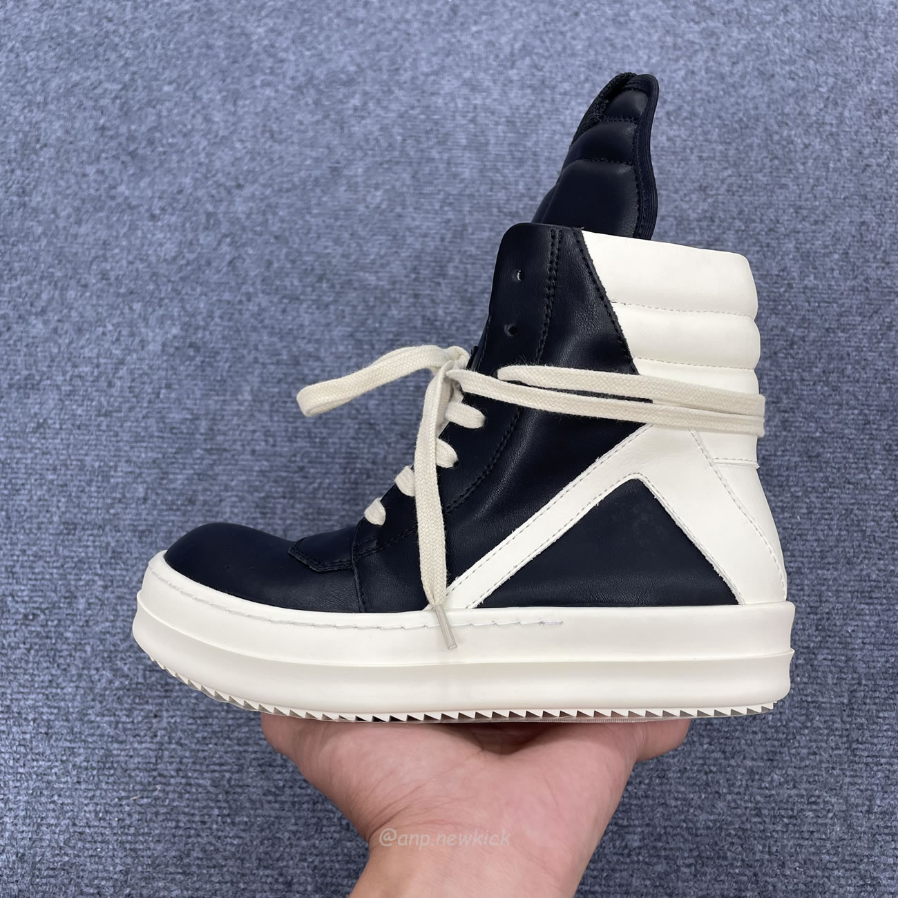 Rick Owens Phlegethon Geobasket Black Milk Ru21s6894 Lpo 91111 (4) - www.newkick.org