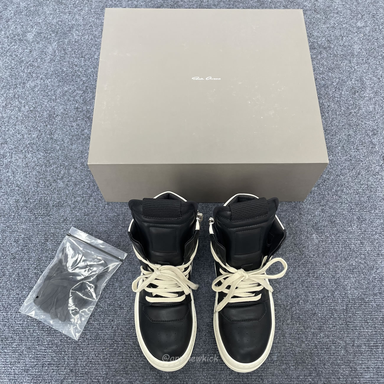 Rick Owens Phlegethon Geobasket Black Milk Ru21s6894 Lpo 91111 (5) - www.newkick.org