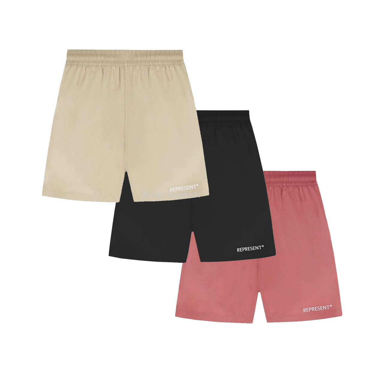 Represent Logo Embroidered Bermuda Shorts (1) - www.newkick.org