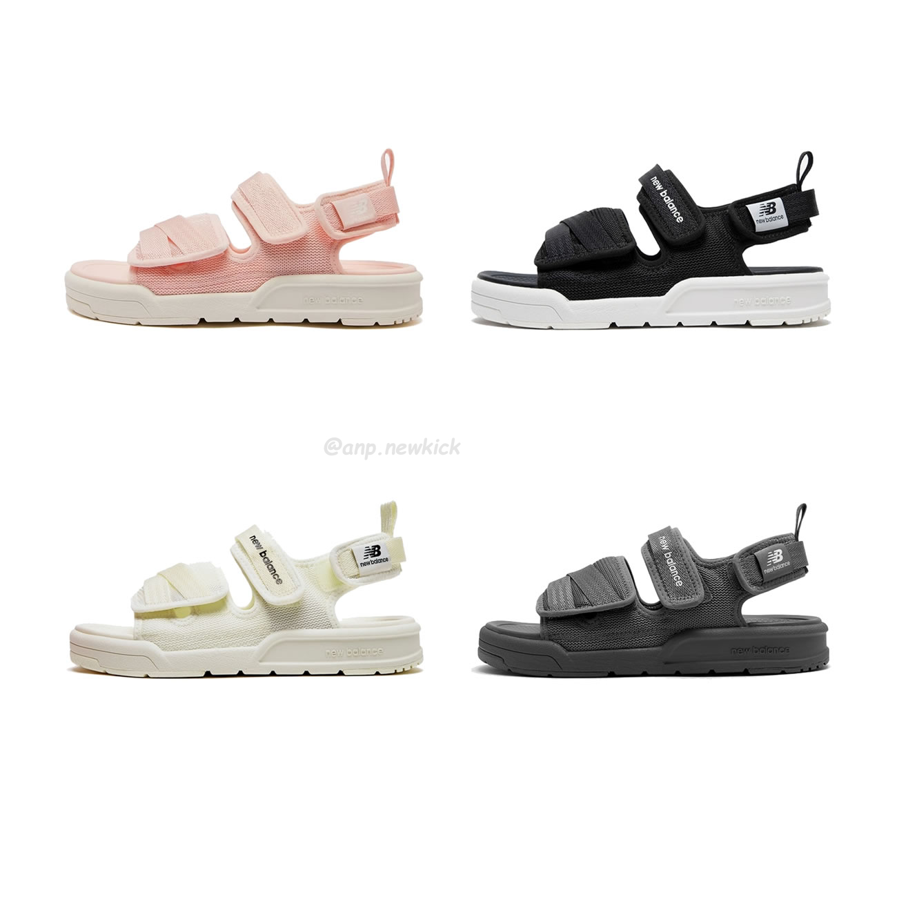New Balance 3206 Sandal Pink Cream Black White Gray Sdl3206b (1) - www.newkick.org