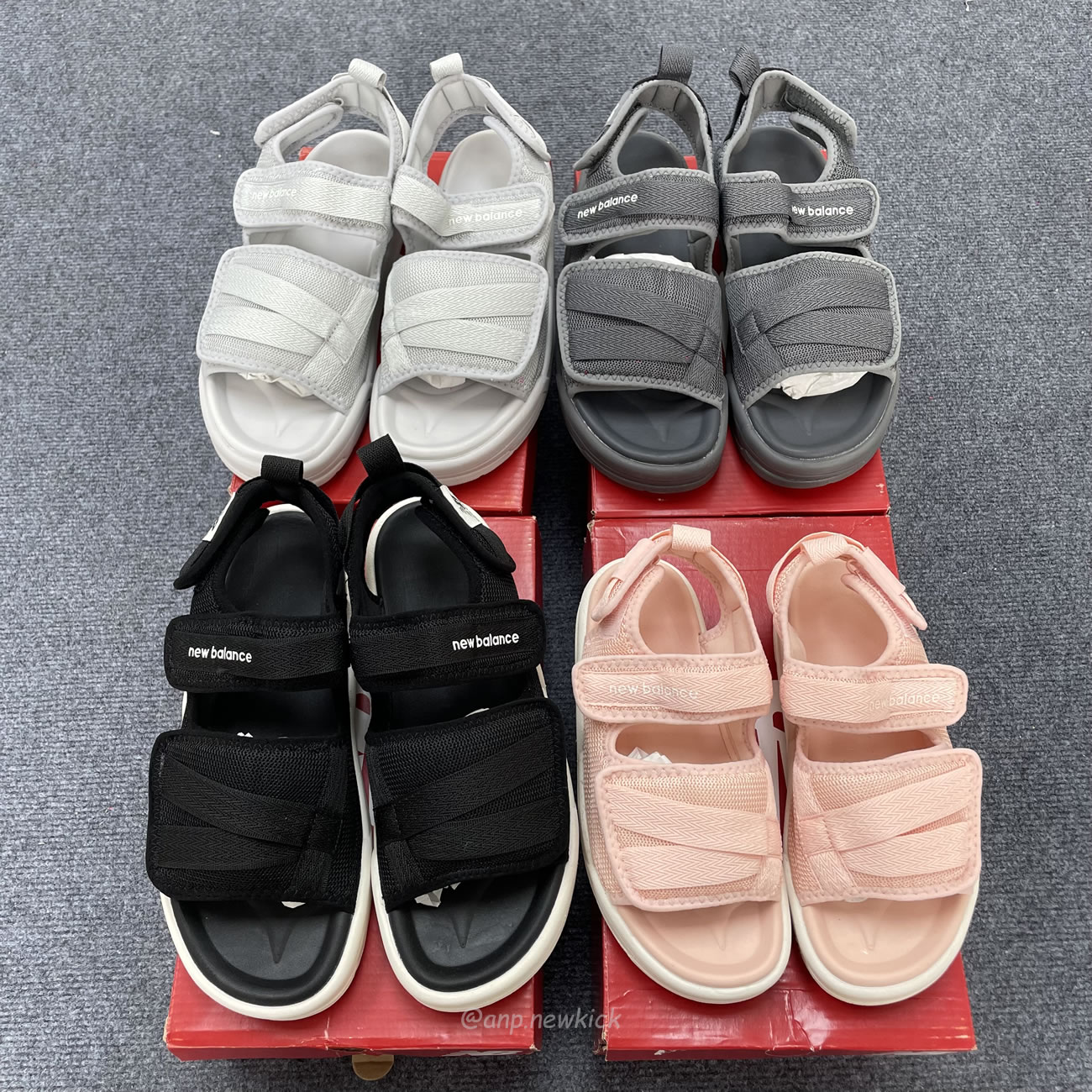 New Balance 3206 Sandal Pink Cream Black White Gray Sdl3206b (3) - www.newkick.org