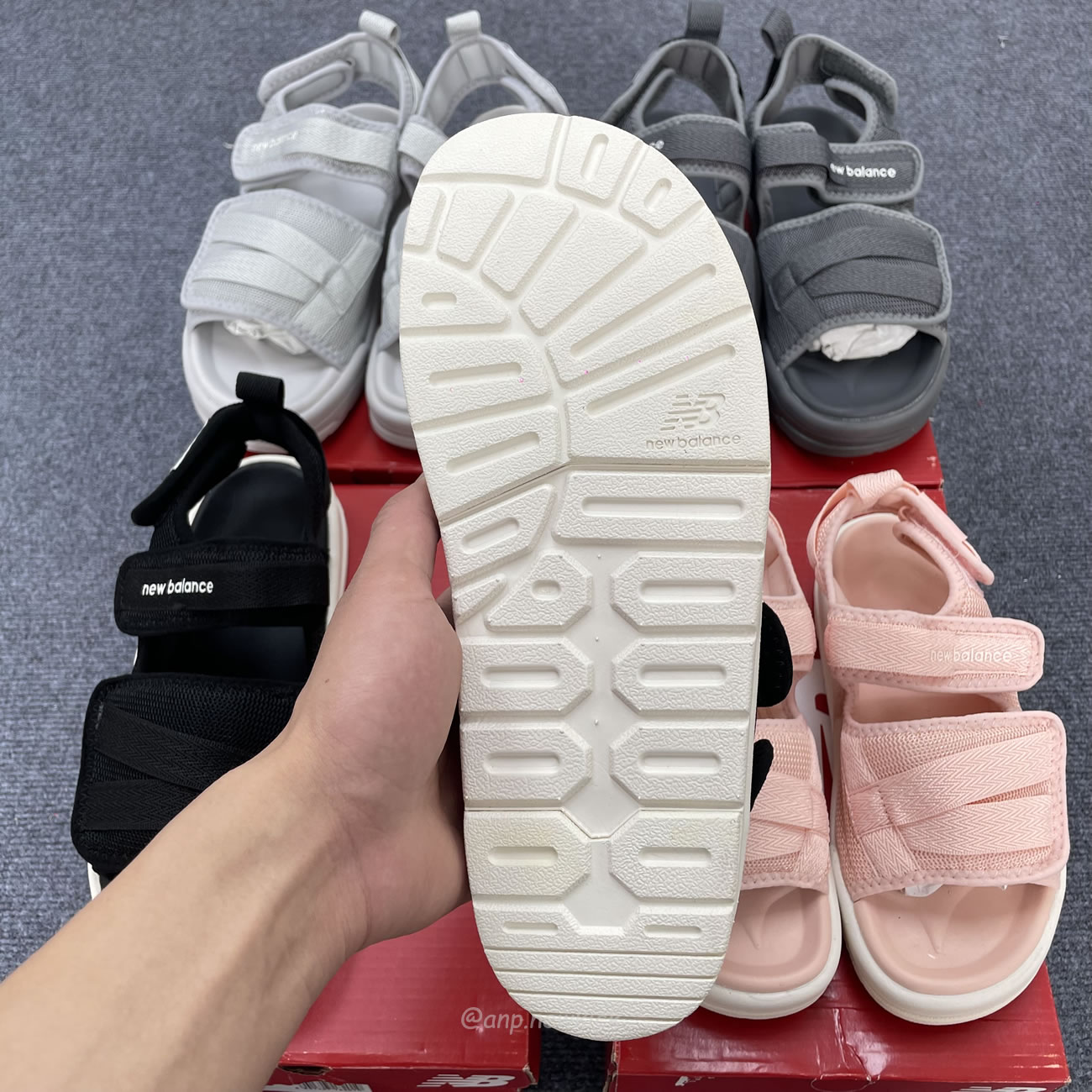 New Balance 3206 Sandal Pink Cream Black White Gray Sdl3206b (7) - www.newkick.org