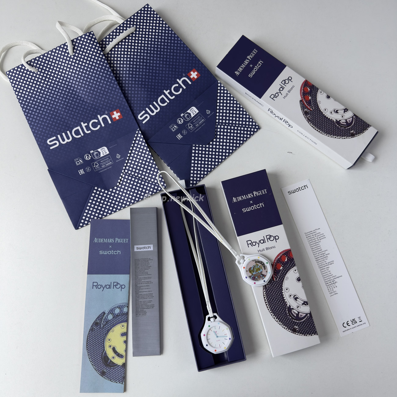 Audemars Piguet X Swatch Royal Pop Collection (2) - www.newkick.org