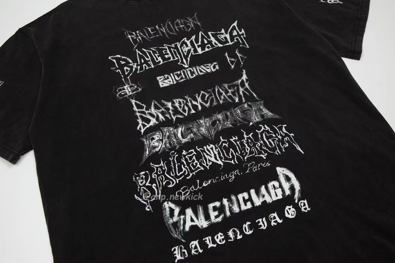 Balenciaga Sanskrit Alphabet Full Body Print Short Sleeve T Shirt (3) - www.newkick.org Balenciaga Sanskrit Alphabet Full Body Print Short Sleeve T Shirt (3) - www.newkick.org