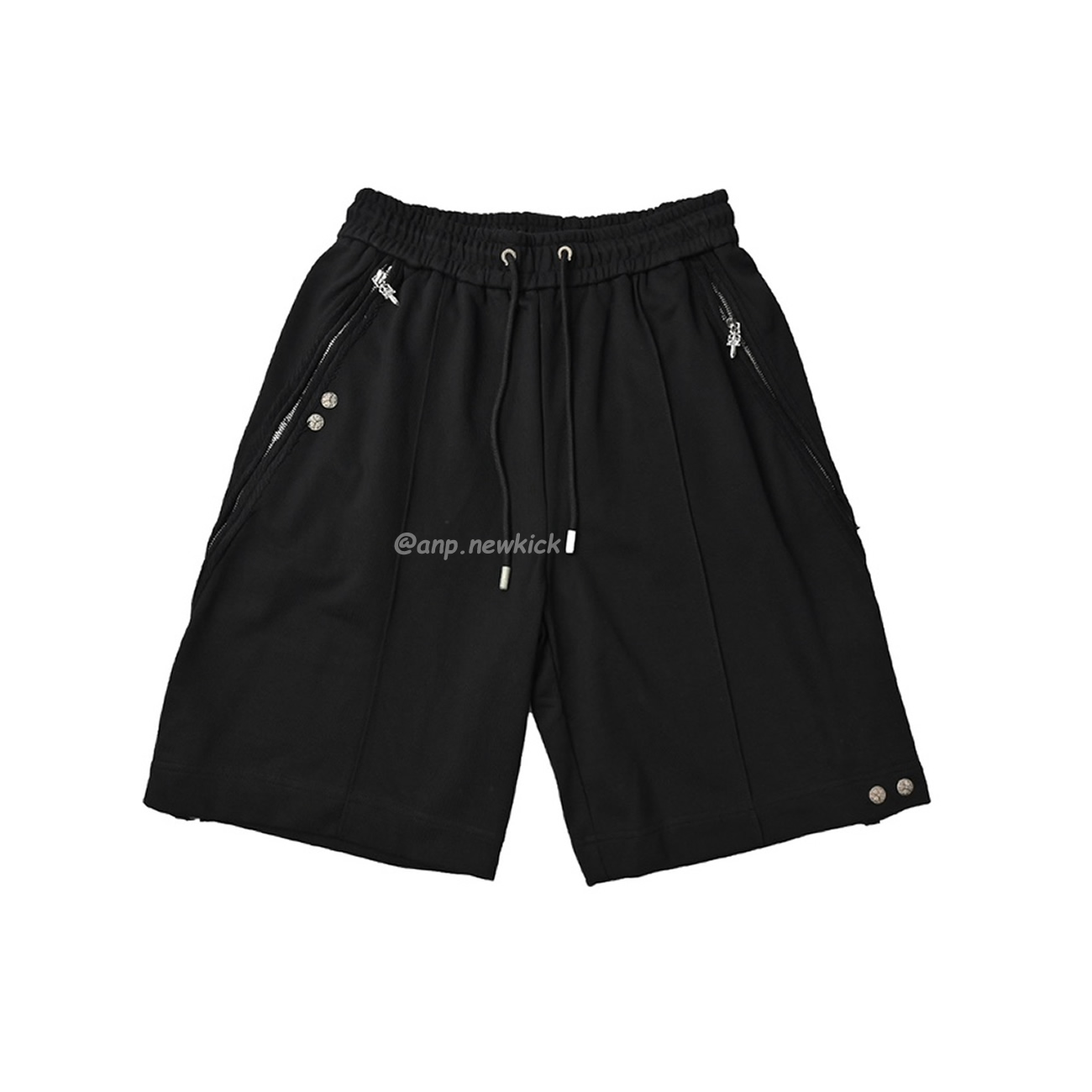 Chrome Hearts 23ss Black White Side Zipper Shorts (8) - www.newkick.org