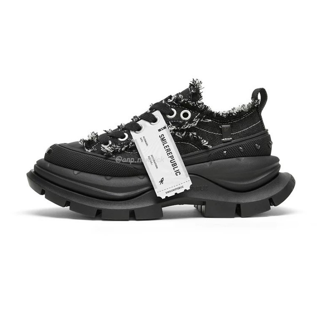Smile Republic 2.0 Classic Black White Low Top Sneaker (13) - www.newkick.org