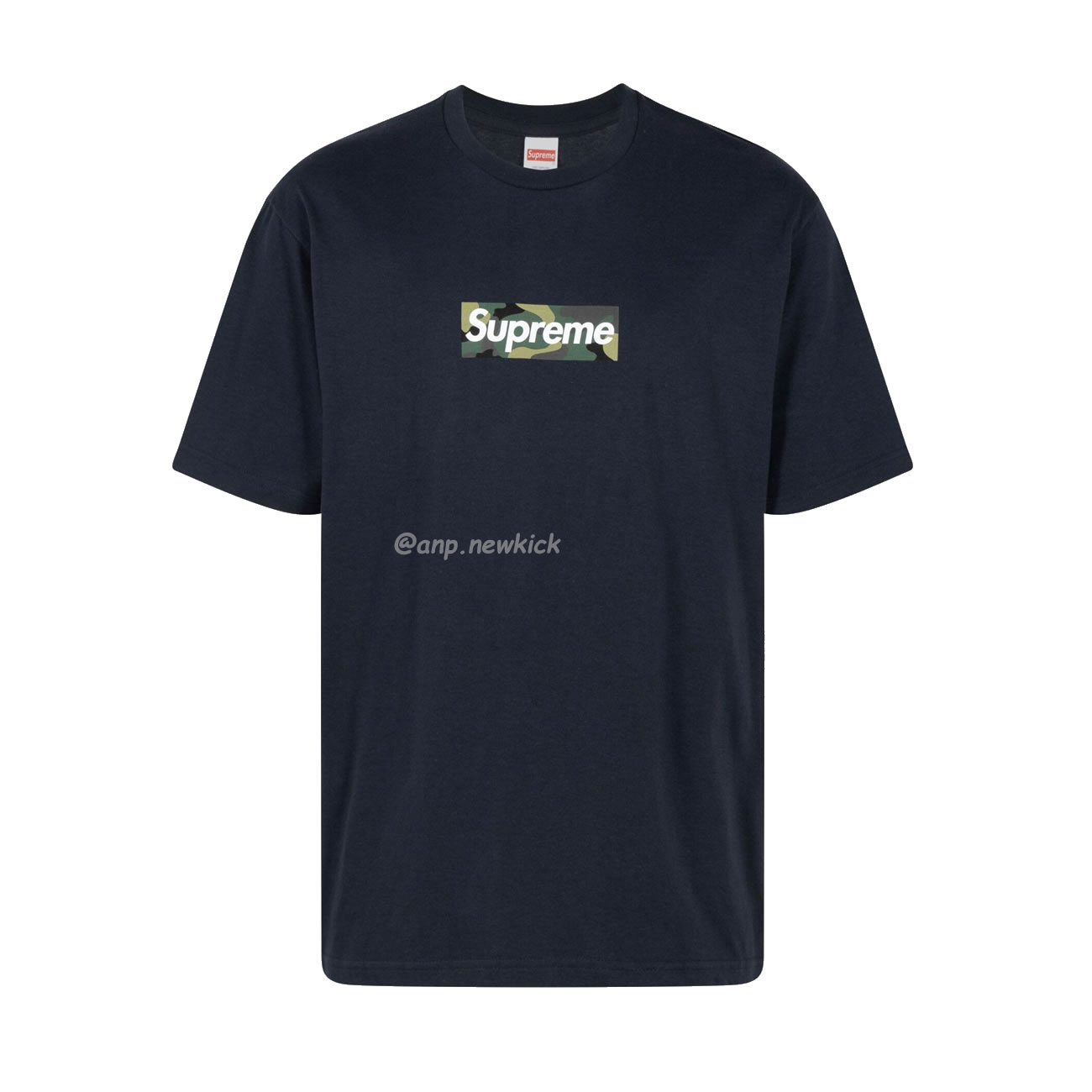Supreme Box Logo Cotton White Navy Blackt Shirt (9) - www.newkick.org