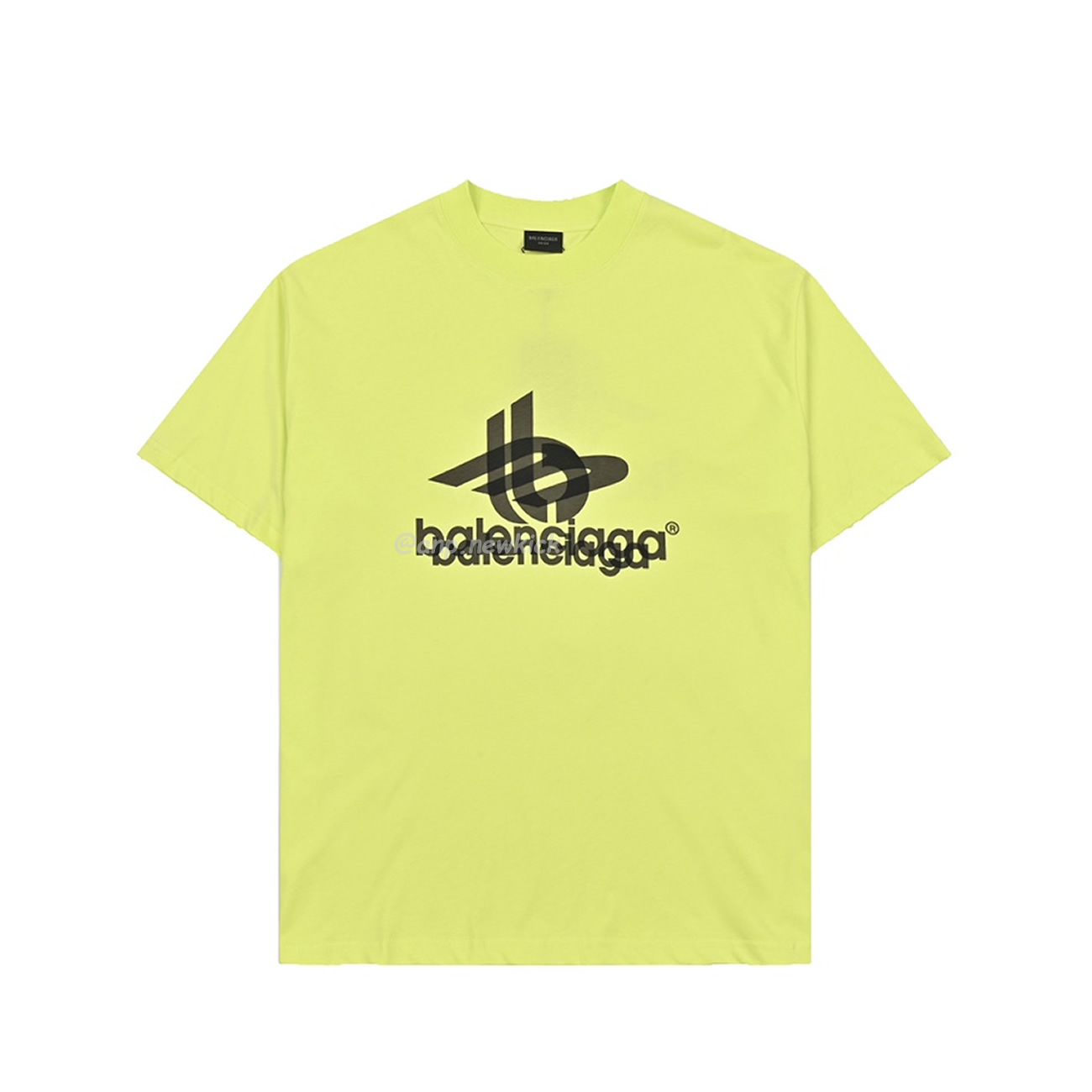 Balenciaga 23ss Tape Printed Overlapping T Shirt (1) - www.newkick.org