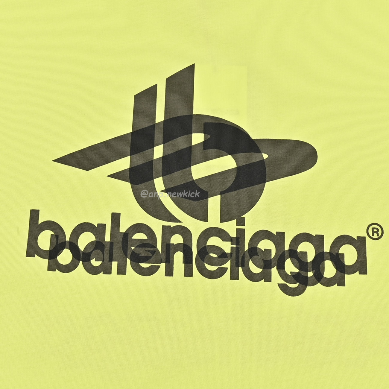 Balenciaga 23ss Tape Printed Overlapping T Shirt (7) - www.newkick.org