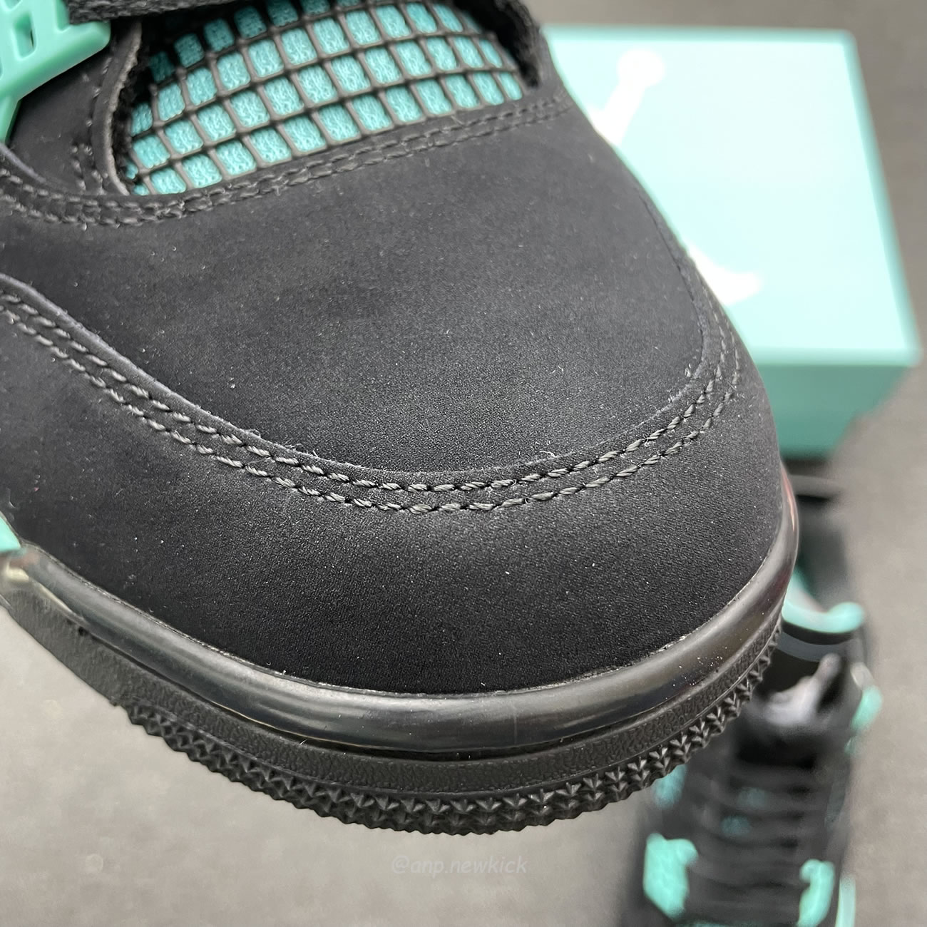 Air Jordan 4 Retro Tiffany Black Green (9) - www.newkick.org