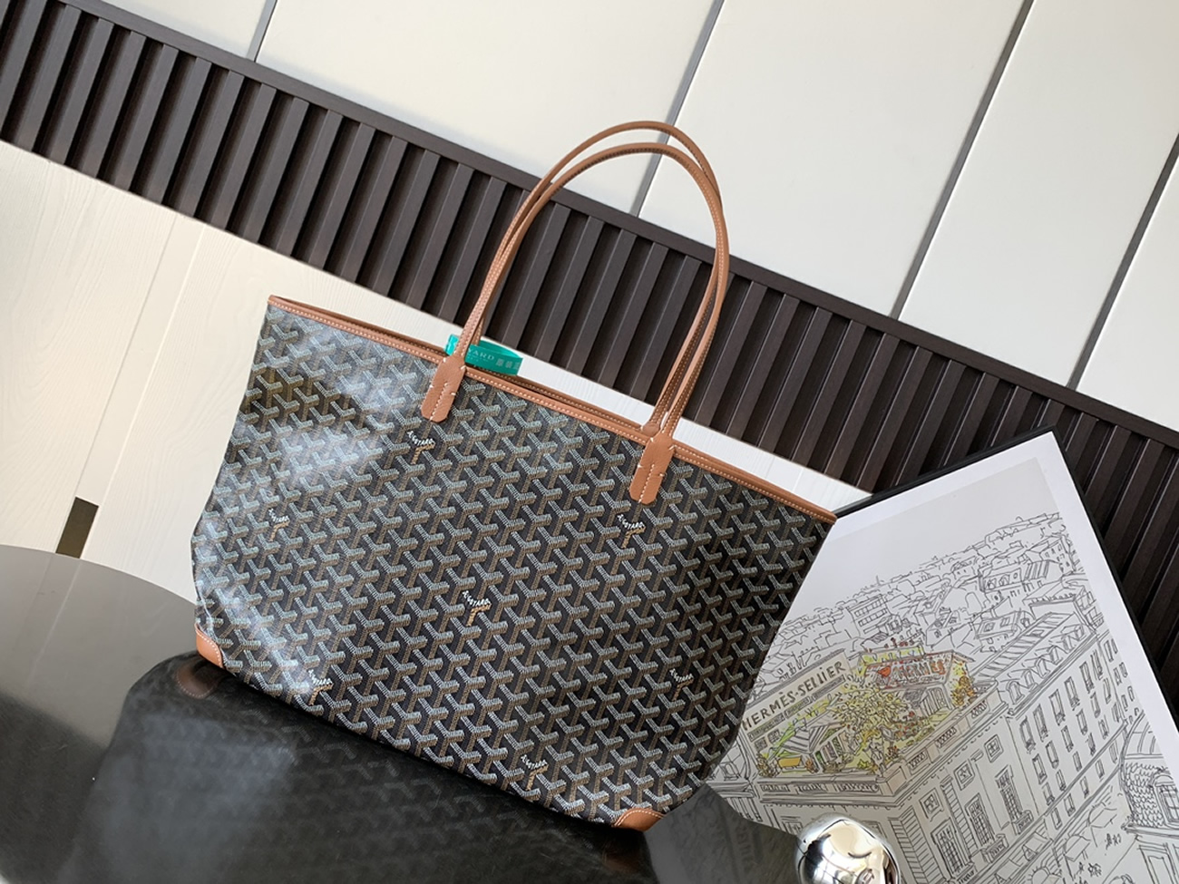 Goyard Artois Tote Pm Blacknatural Green Grey Red White Navy Blue Black Yellow (2) - www.newkick.org Goyard Artois Tote Pm Blacknatural Green Grey Red White Navy Blue Black Yellow (2) - www.newkick.org